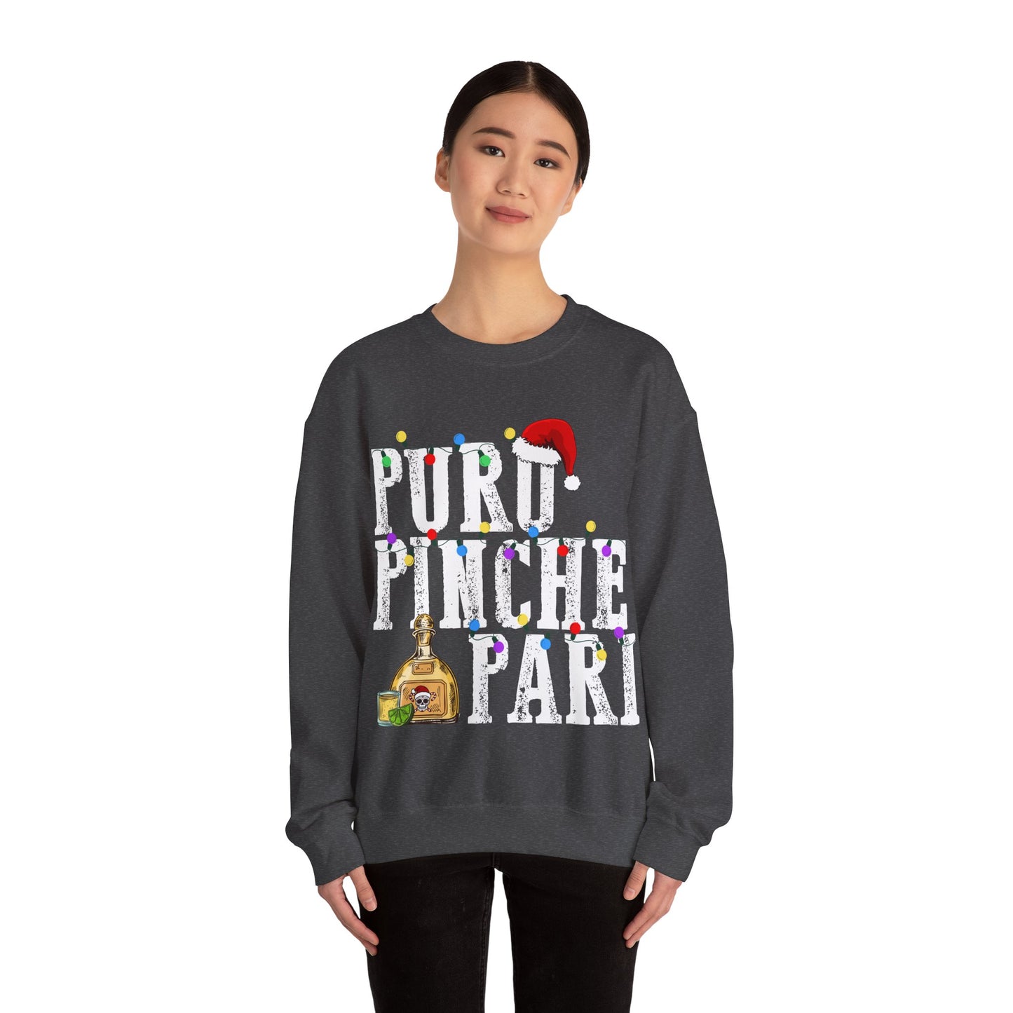 Puro Pinche Pari Unisex Heavy Blend™ Crewneck Sweatshirt