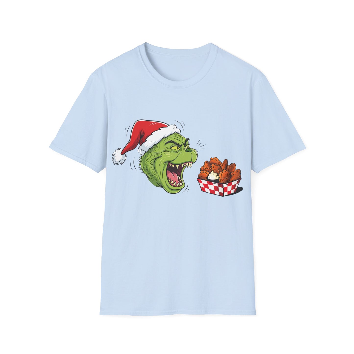 Grinch Buffalo Wings Unisex Softstyle T-Shirt
