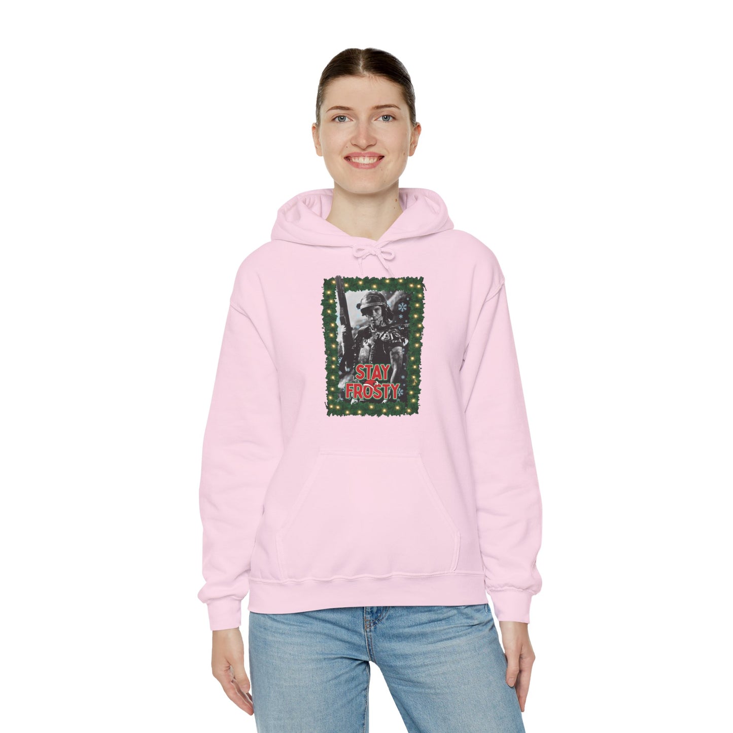 Stay Frosty Corporal Hicks Unisex Heavy Blend™ Hooded Sweatshirt