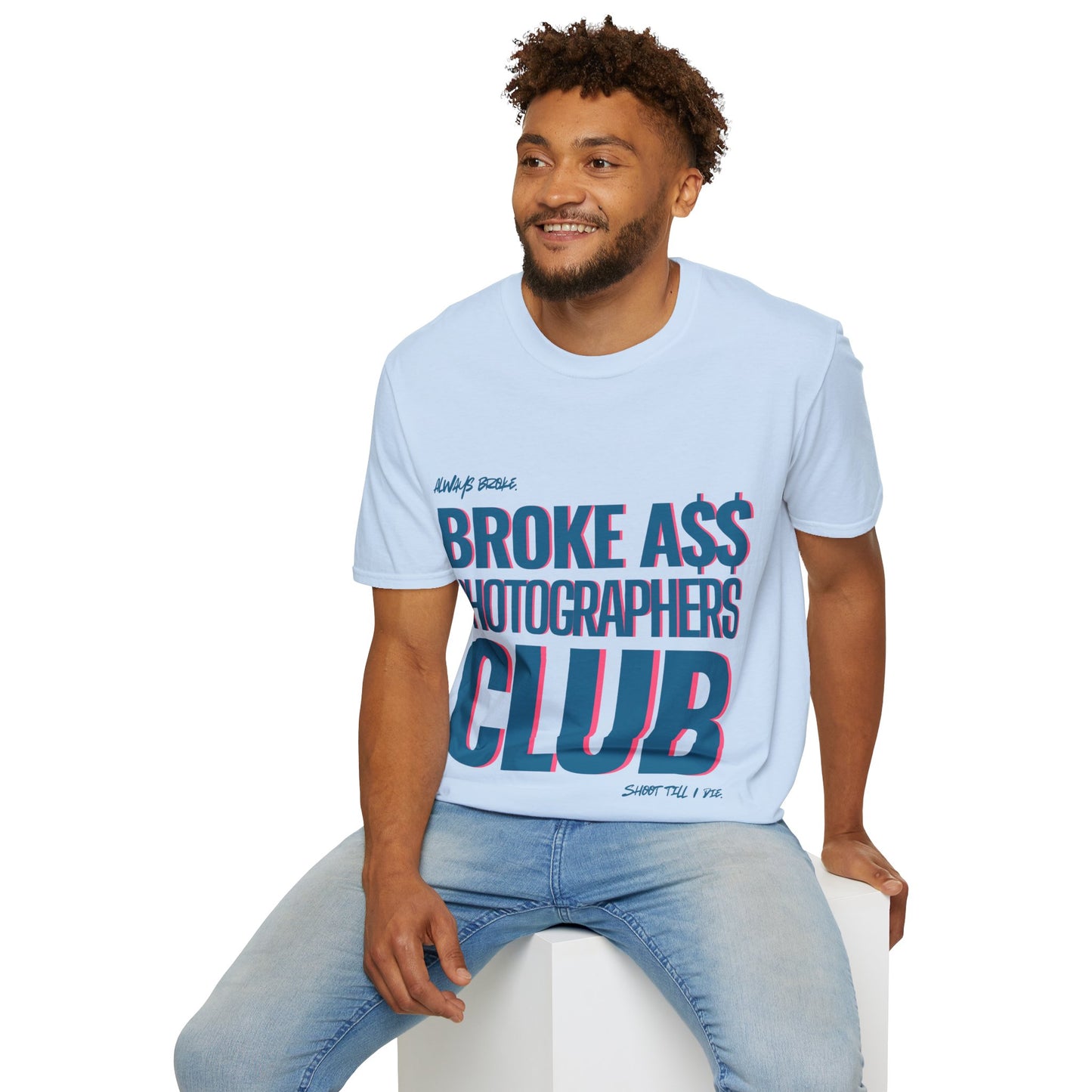 Broke A$$ Photographers Club Unisex Softstyle T-Shirt