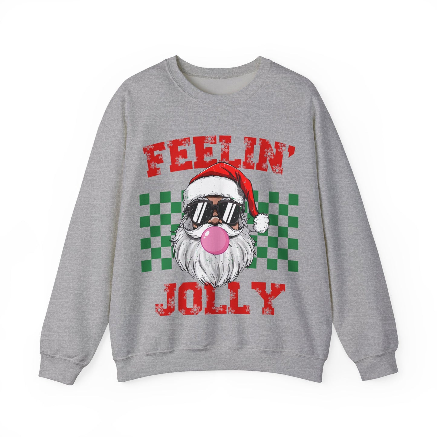 Santa Feelin' Jolly Unisex Heavy Blend™ Crewneck Sweatshirt