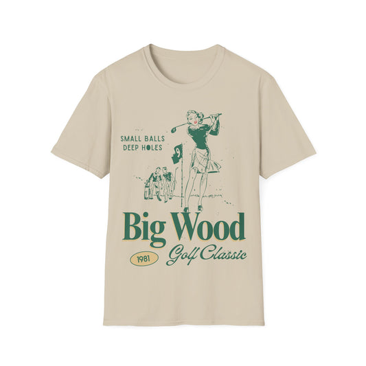 BIG Wood Golf Classic Unisex Softstyle T-Shirt