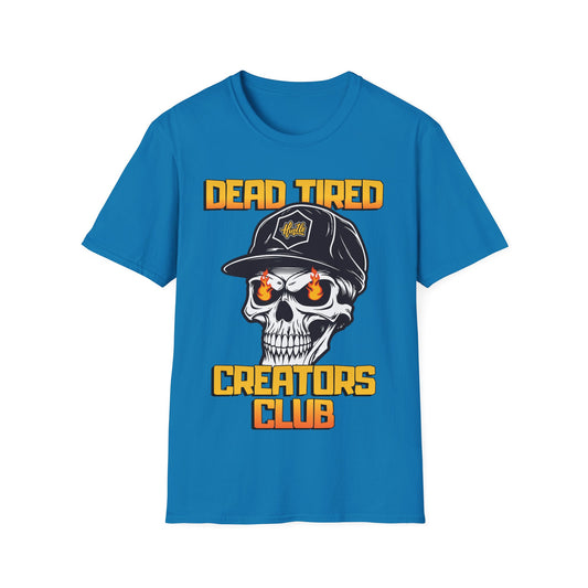 Dead Tired Creators Club Skull Unisex Softstyle T-Shirt