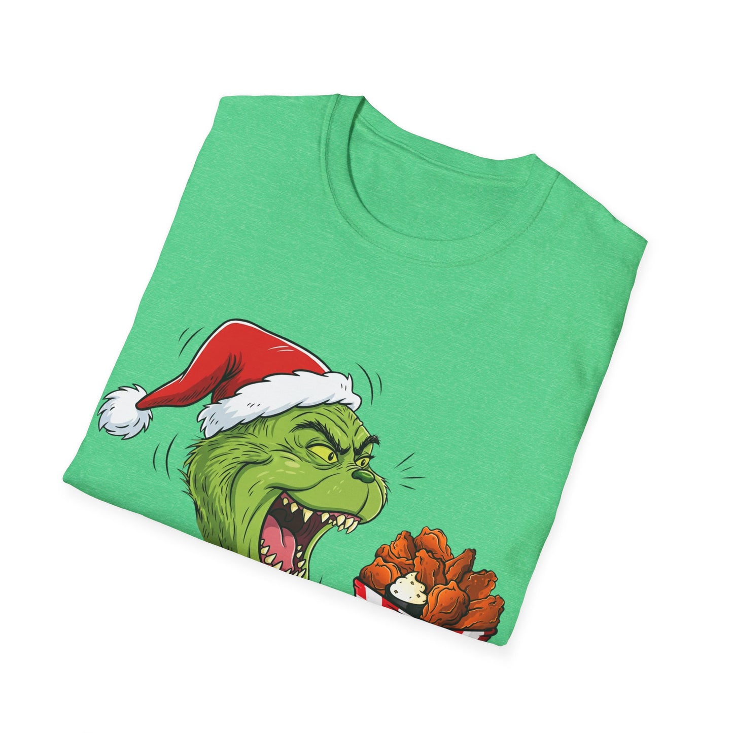 Grinch Buffalo Wings Unisex Softstyle T-Shirt