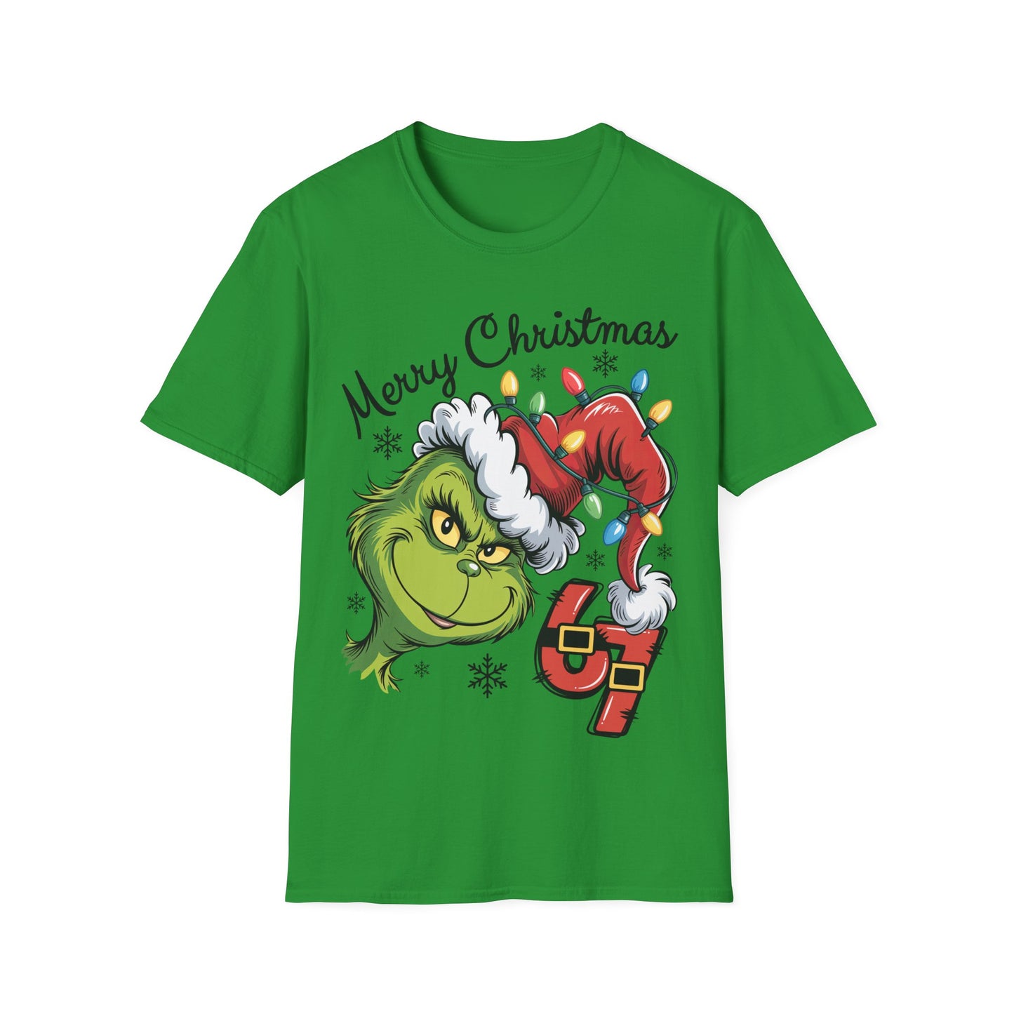 Grinch 6 7 Six Seven Unisex Softstyle T-Shirt