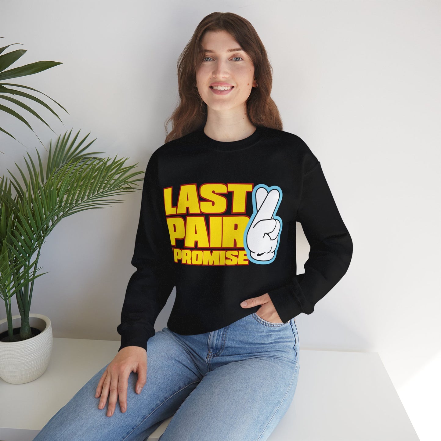 Last Pair I Promise Unisex Heavy Blend™ Crewneck Sweatshirt