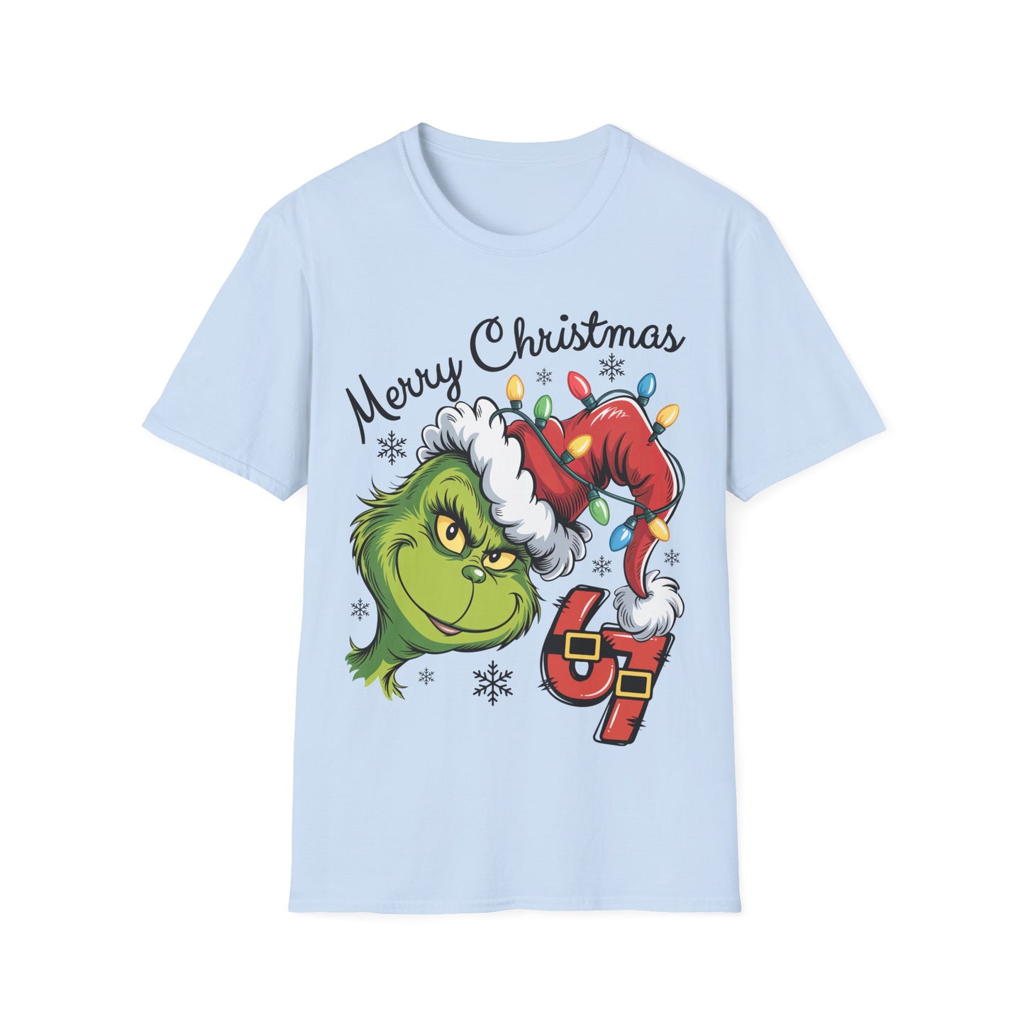 Grinch 6 7 Six Seven Unisex Softstyle T-Shirt