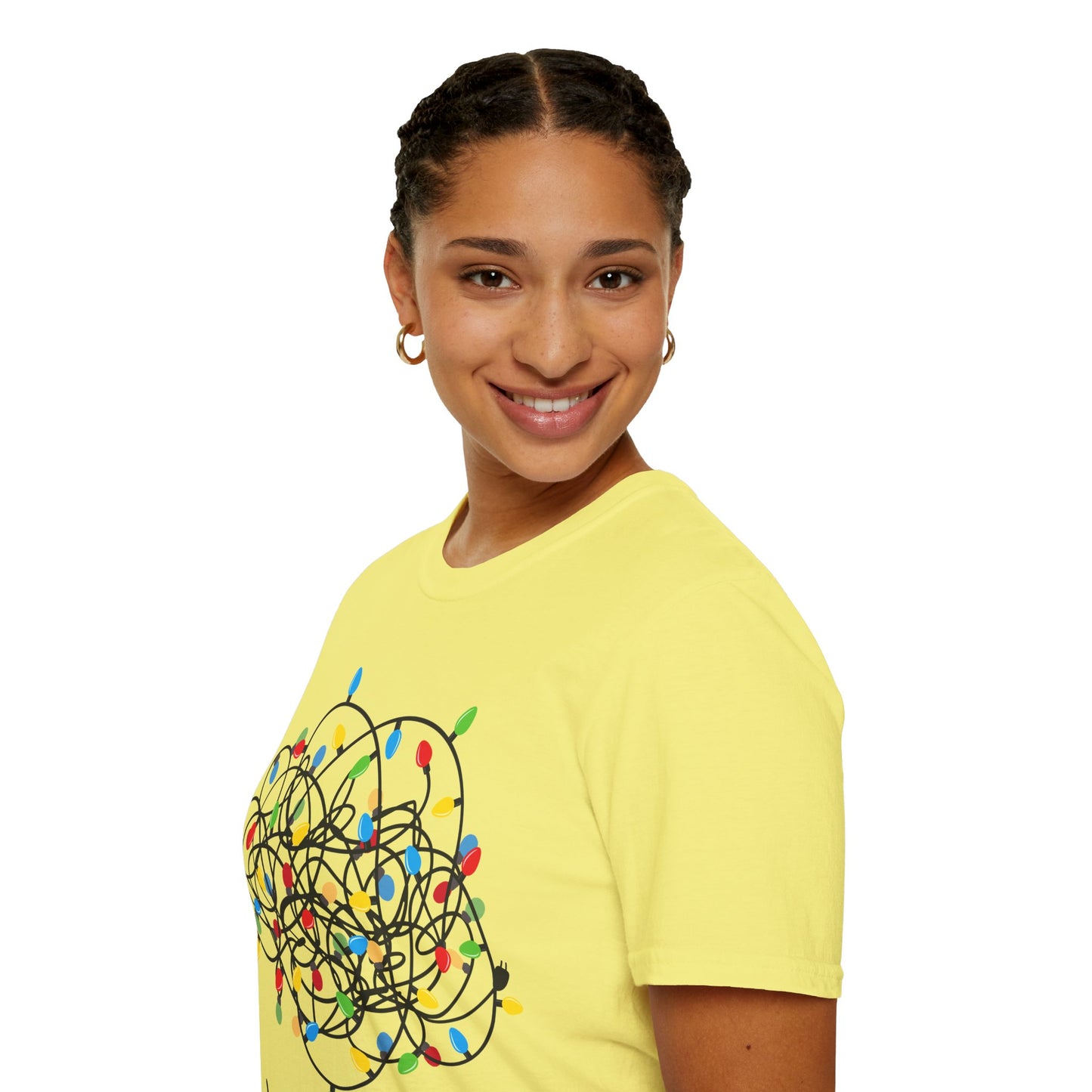 Well Shit Christmas Lights Unisex Softstyle T-Shirt