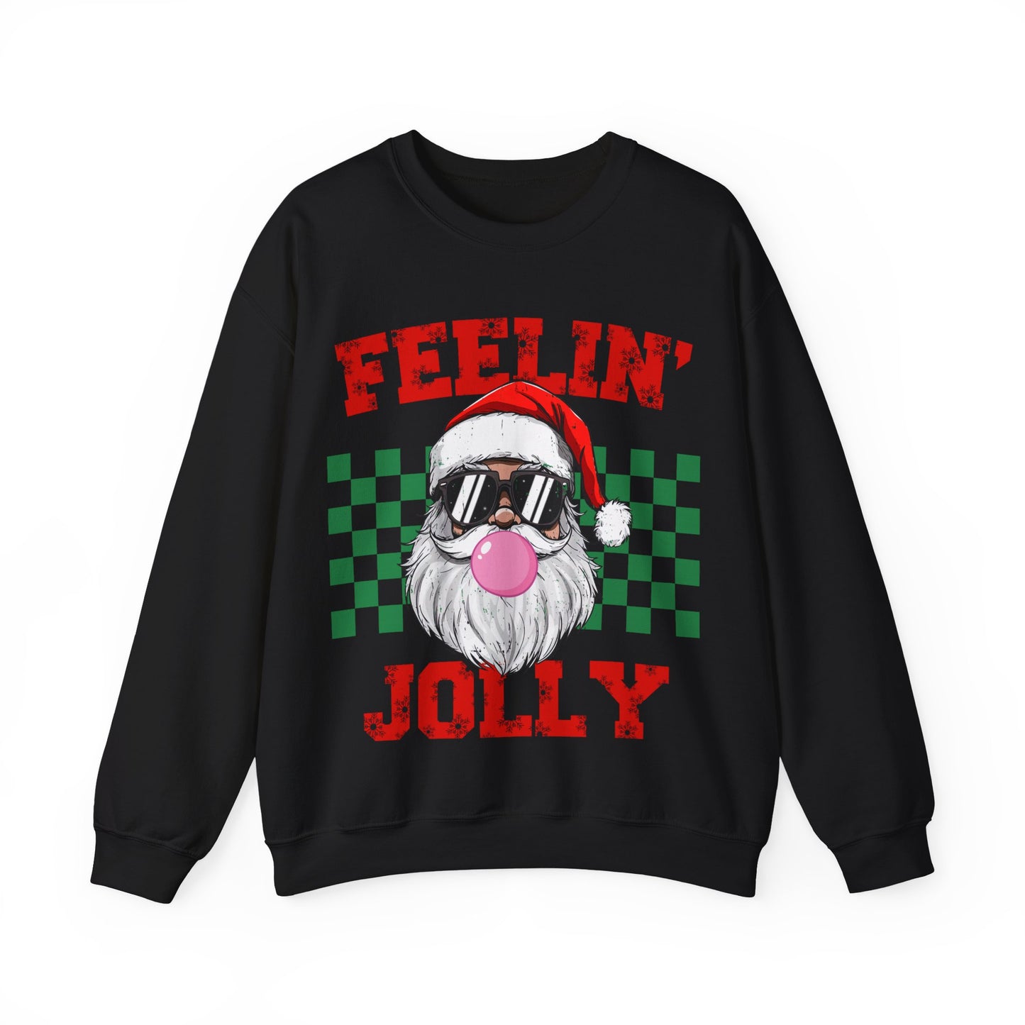 Santa Feelin' Jolly Unisex Heavy Blend™ Crewneck Sweatshirt