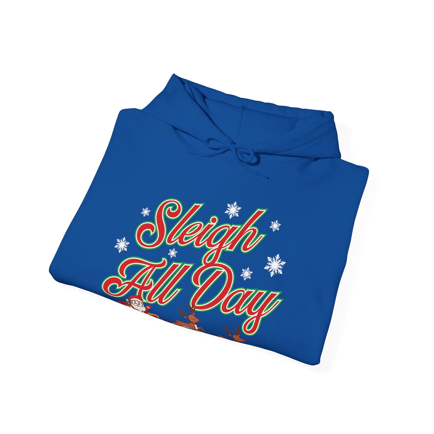 Sleigh All Day Santa Unisex Heavy Blend™ Hooded Sweatshirt