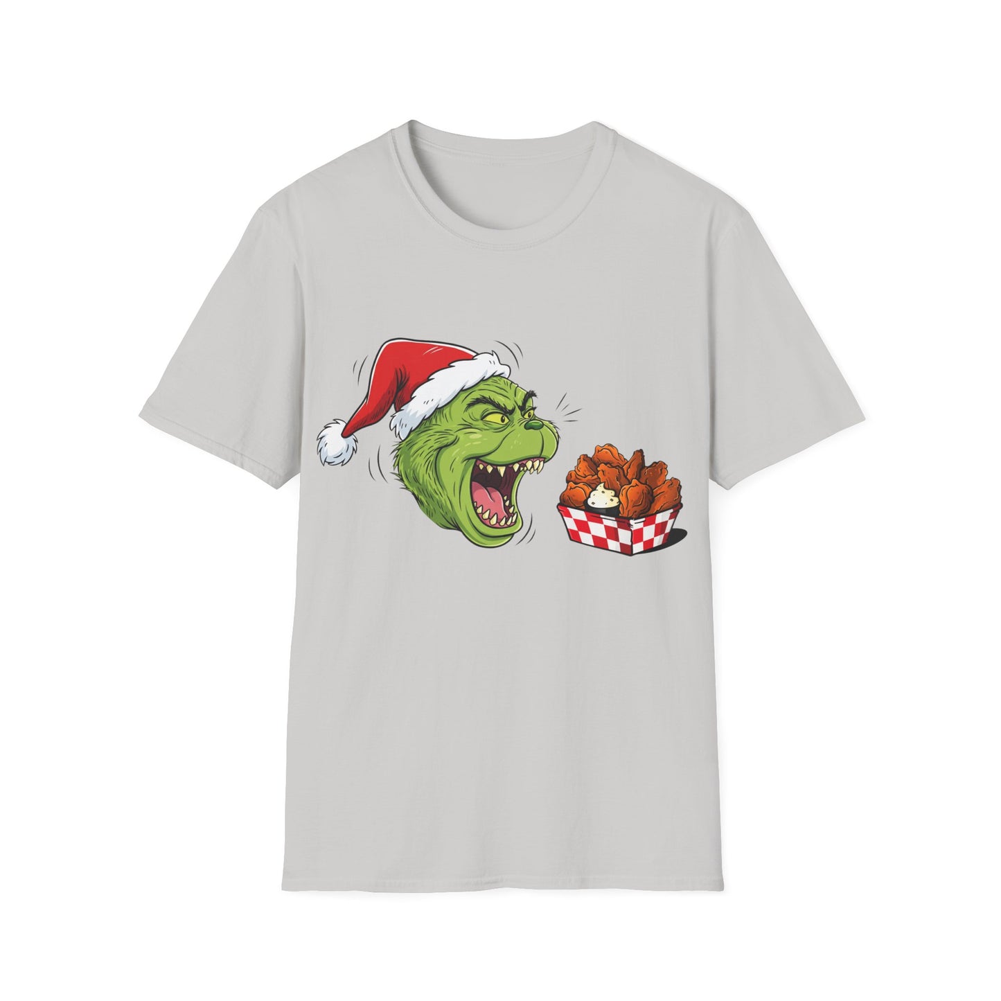 Grinch Buffalo Wings Unisex Softstyle T-Shirt