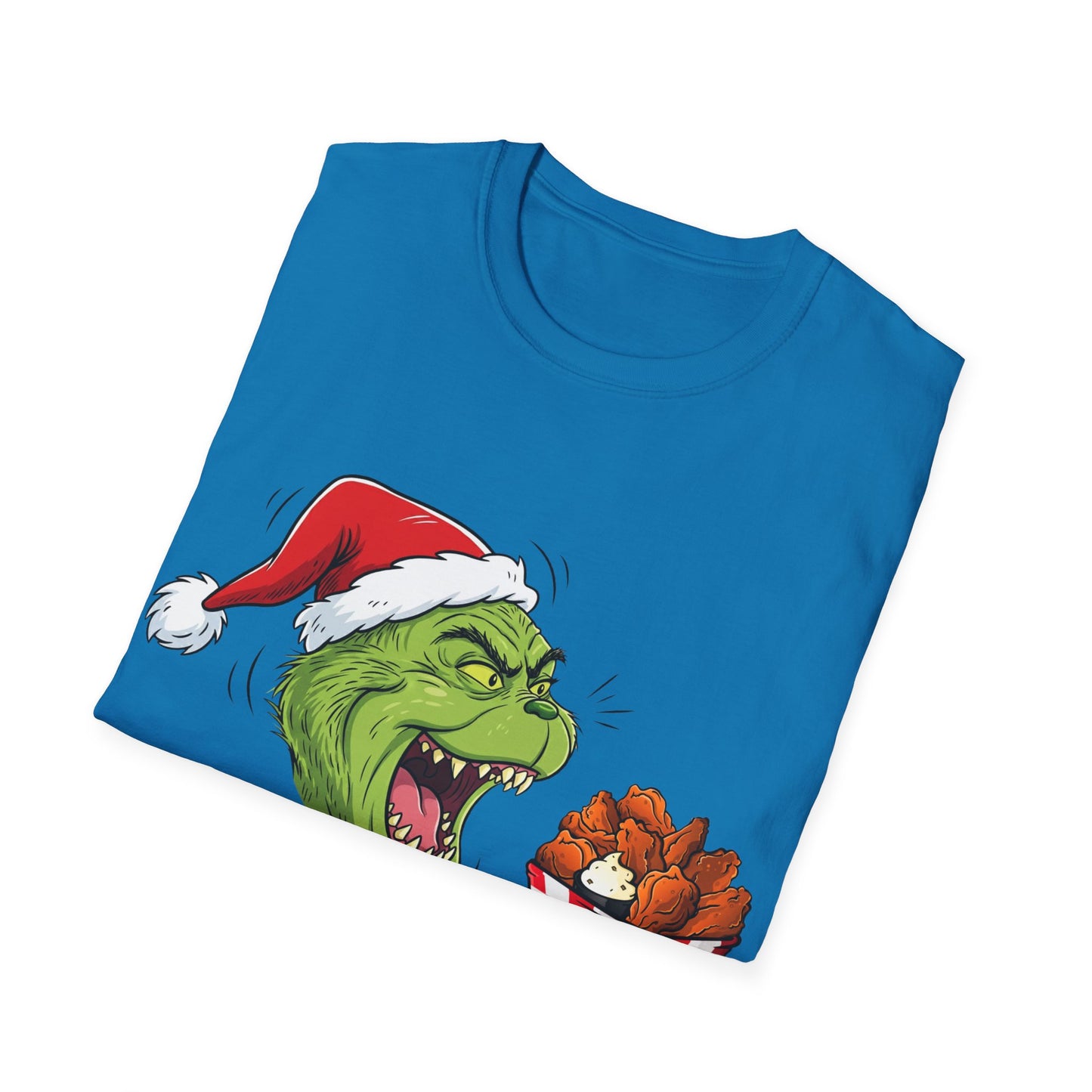 Grinch Buffalo Wings Unisex Softstyle T-Shirt