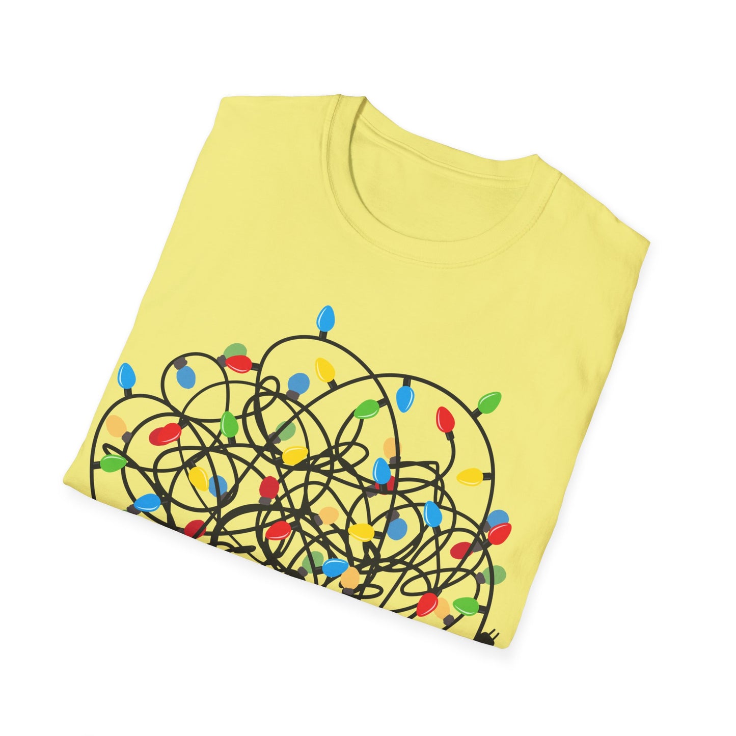 Well Shit Christmas Lights Unisex Softstyle T-Shirt