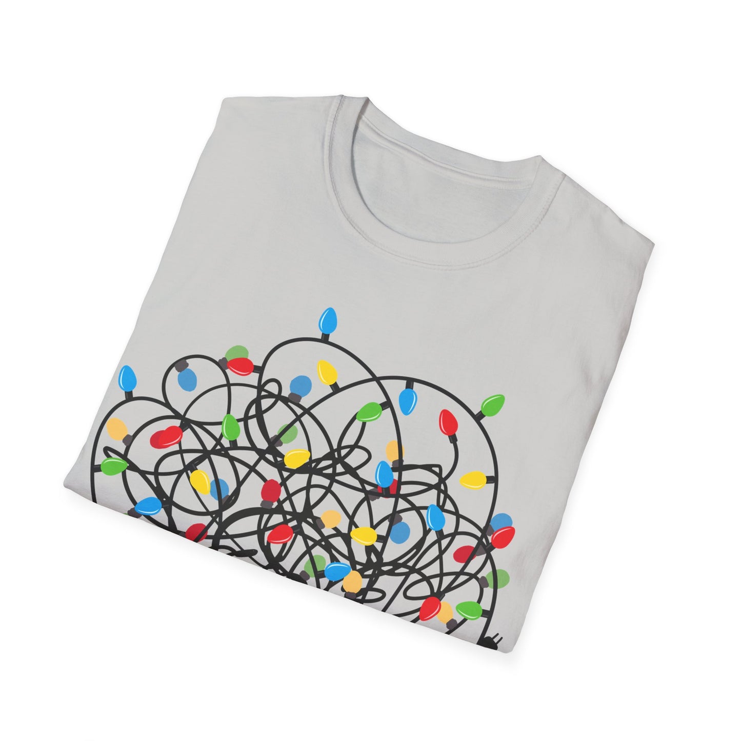 Well Shit Christmas Lights Unisex Softstyle T-Shirt