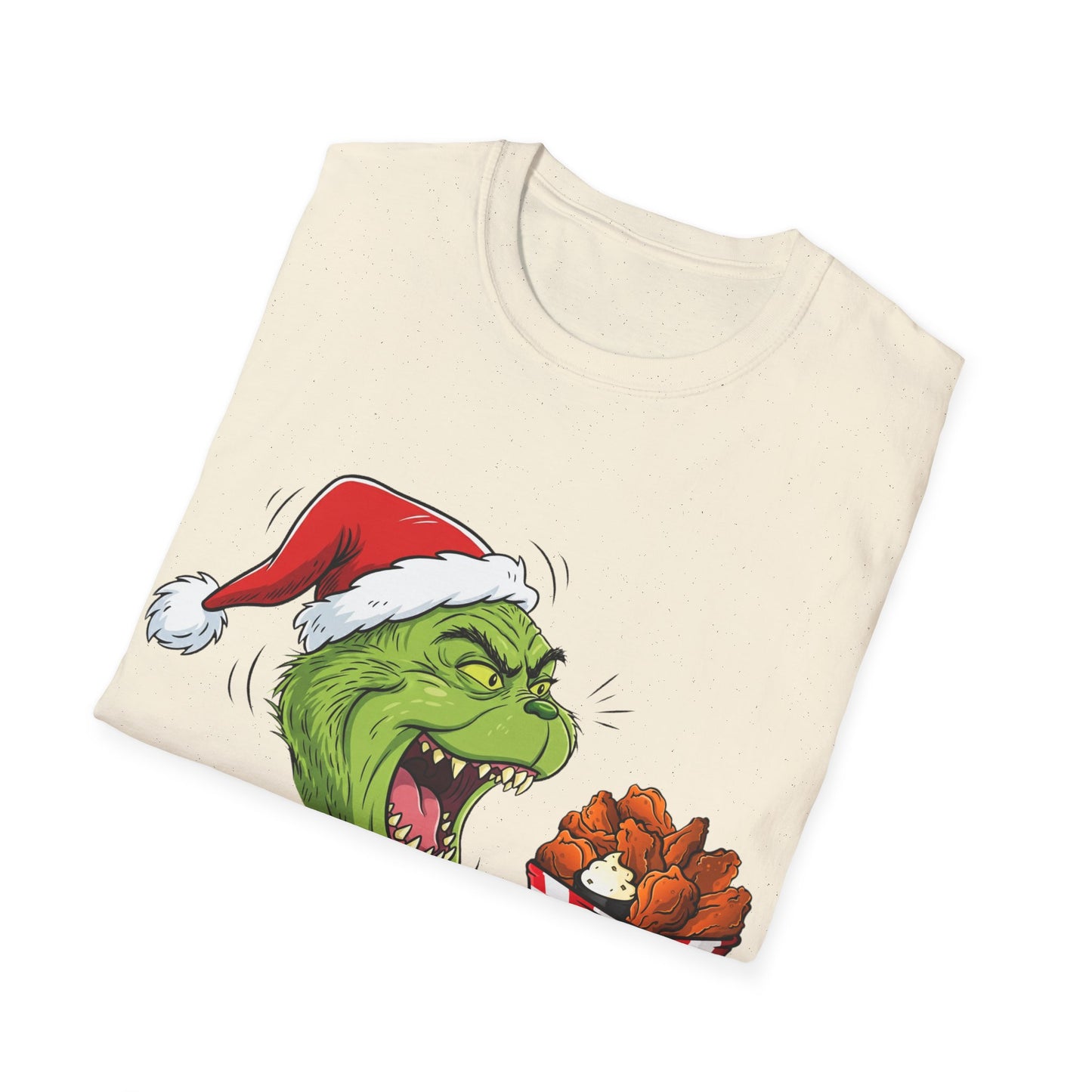 Grinch Buffalo Wings Unisex Softstyle T-Shirt