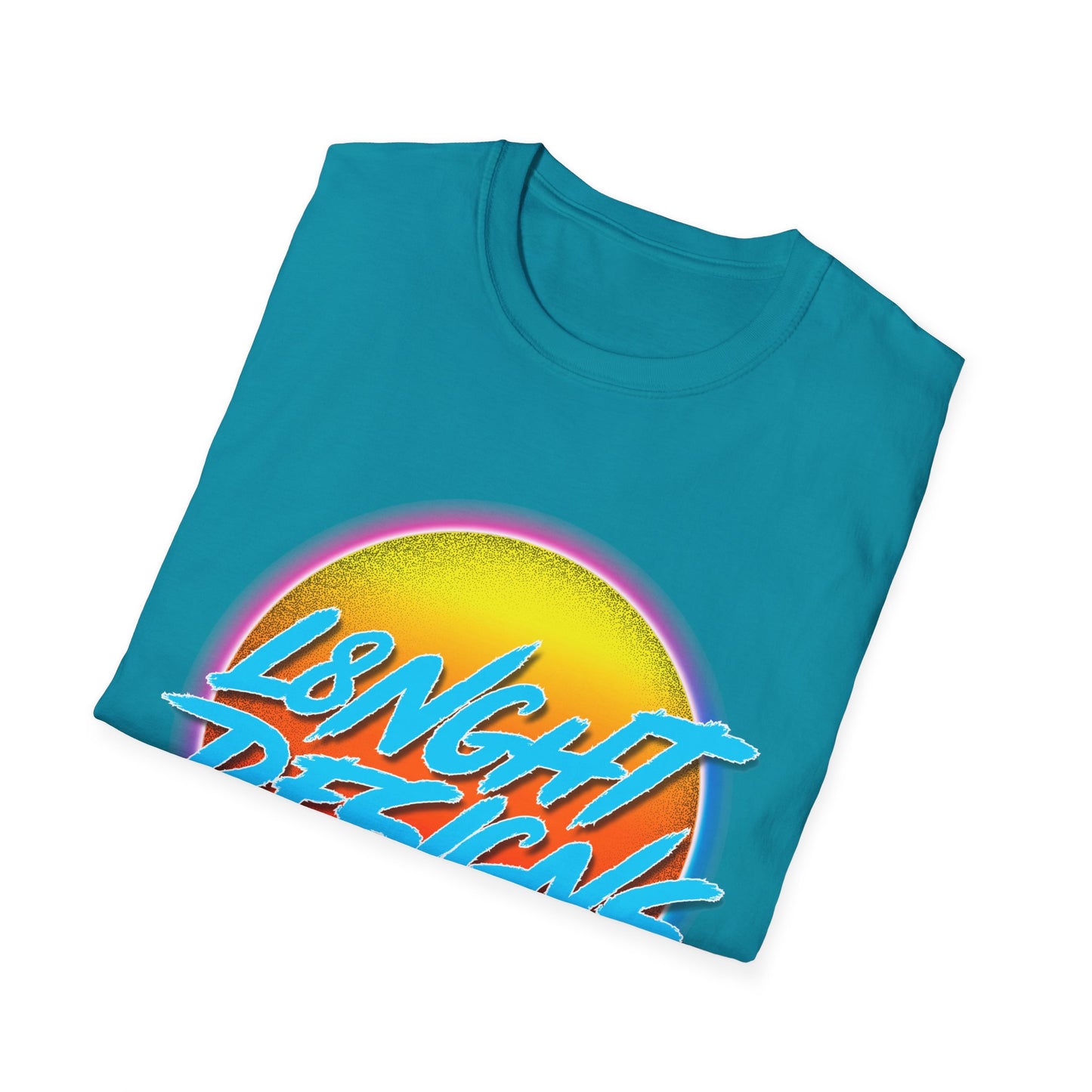 L8NGHT Designs logo Unisex Softstyle T-Shirt