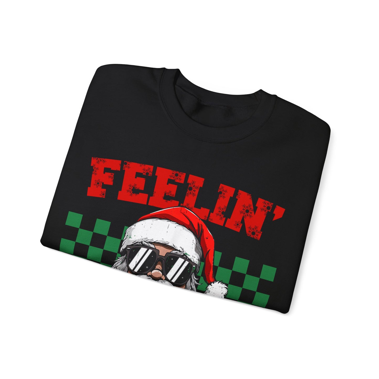 Santa Feelin' Jolly Unisex Heavy Blend™ Crewneck Sweatshirt