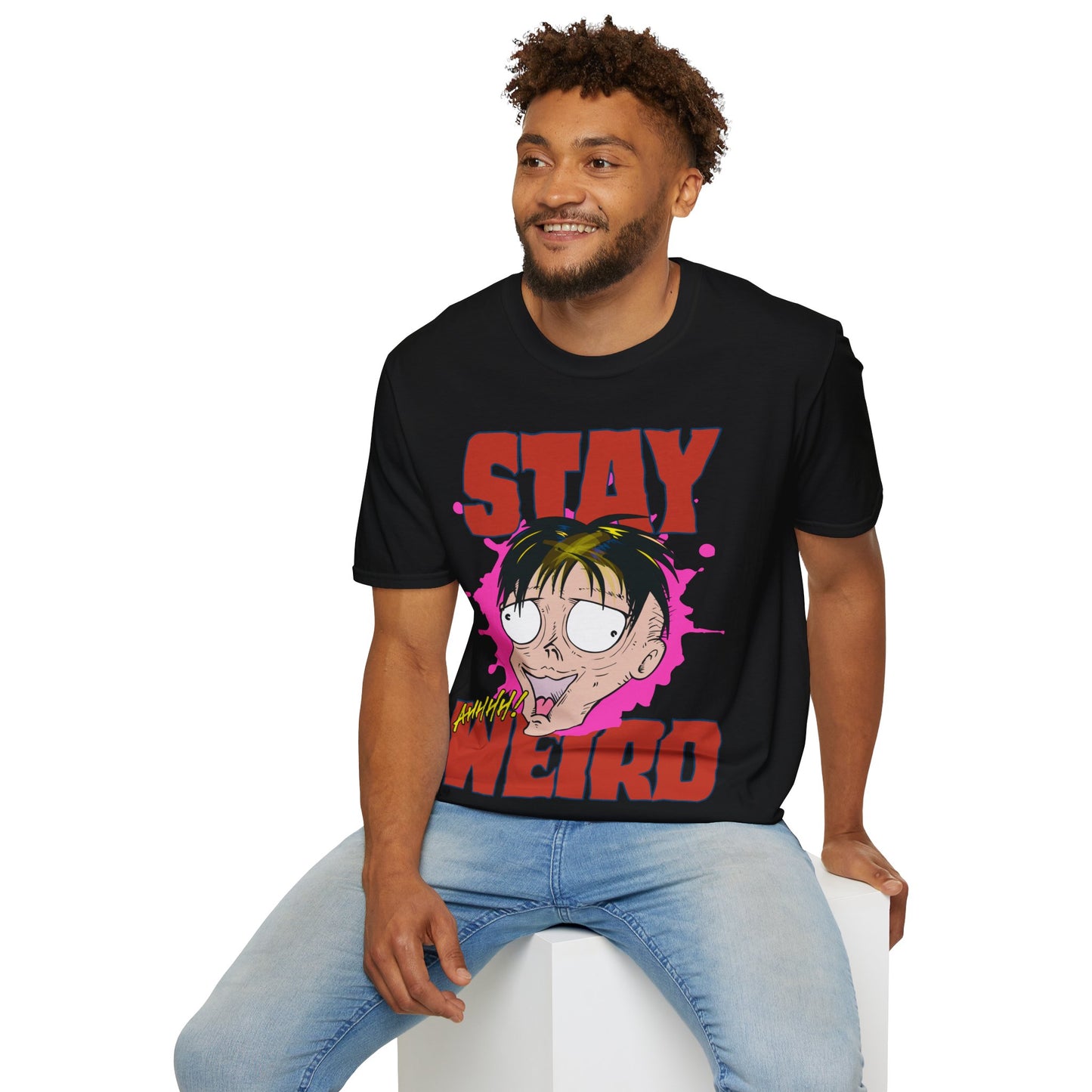 Stay Weird Unisex Softstyle T-Shirt