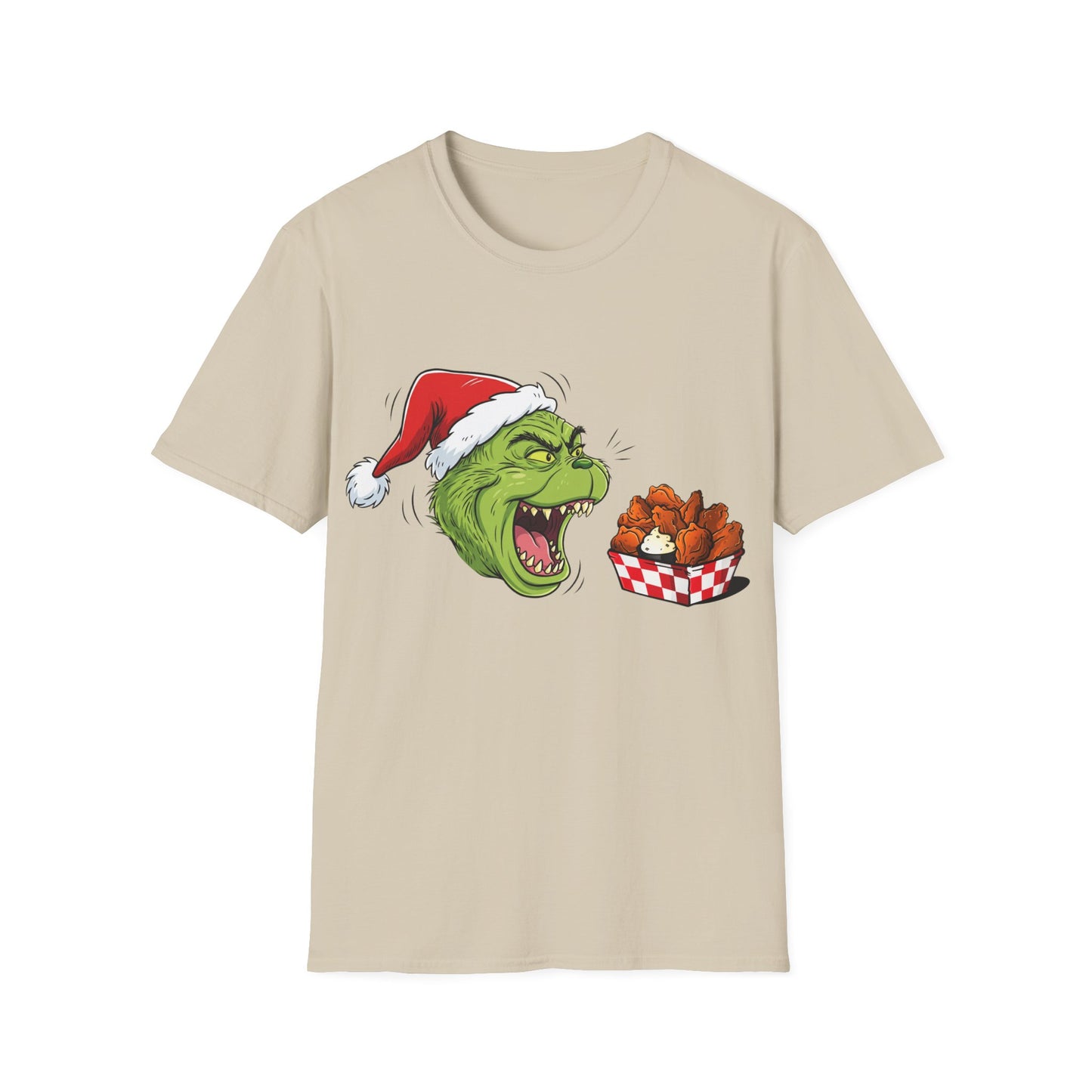 Grinch Buffalo Wings Unisex Softstyle T-Shirt