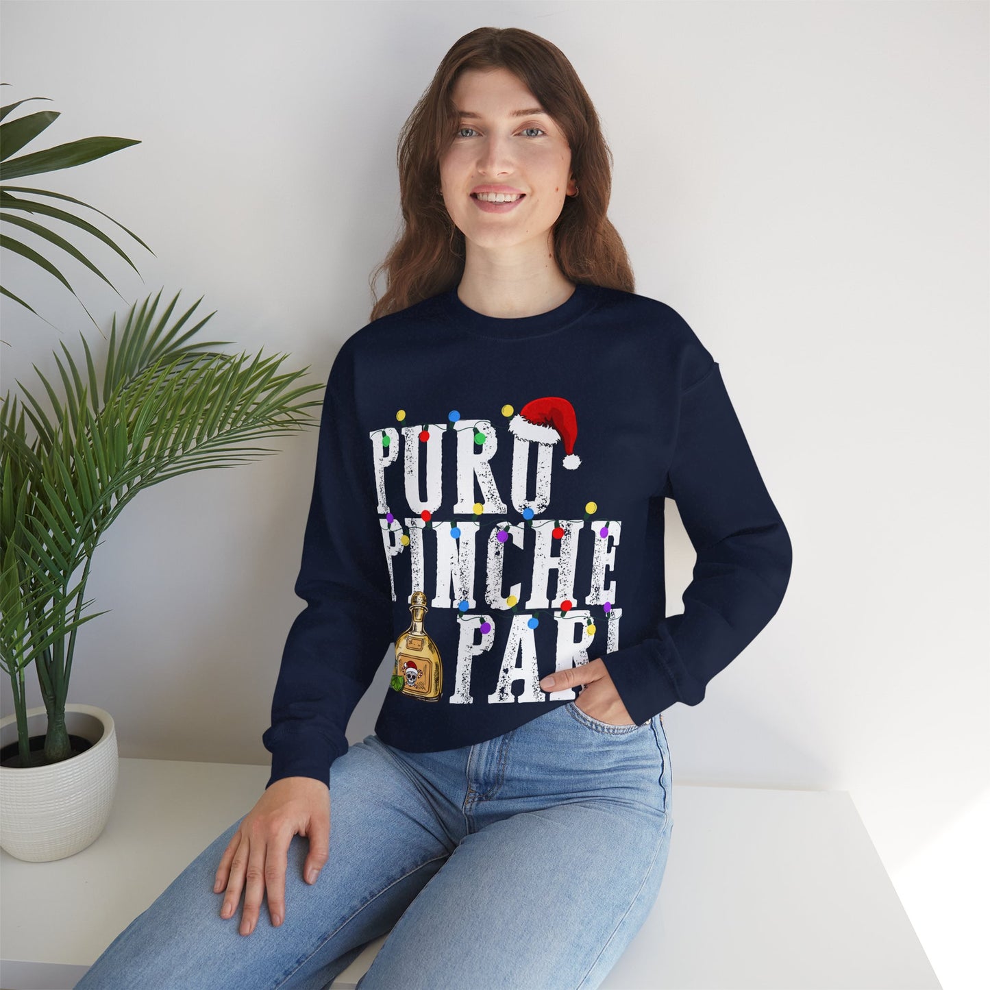 Puro Pinche Pari Unisex Heavy Blend™ Crewneck Sweatshirt