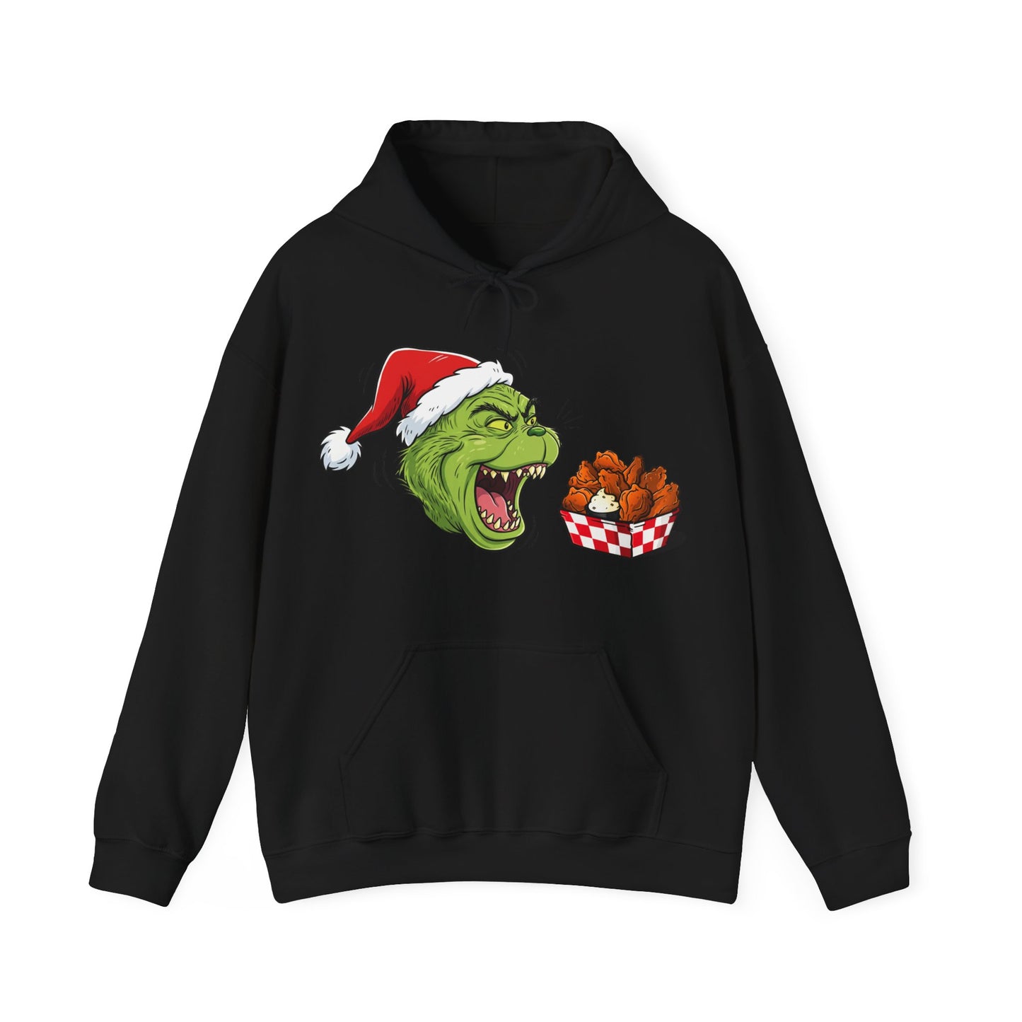 Grinch Buffalo Wings Unisex Heavy Blend™ Hooded Sweatshirt
