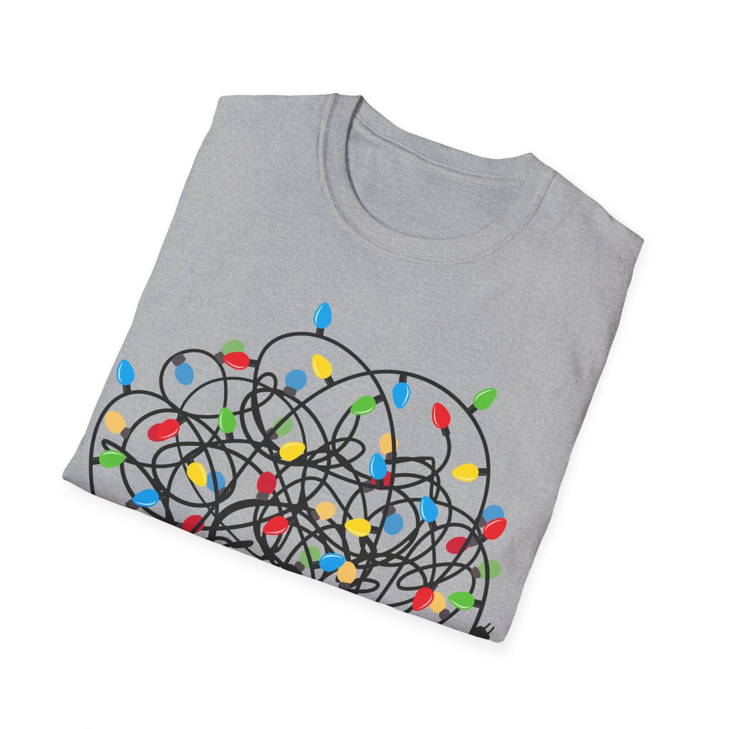 Well Shit Christmas Lights Unisex Softstyle T-Shirt