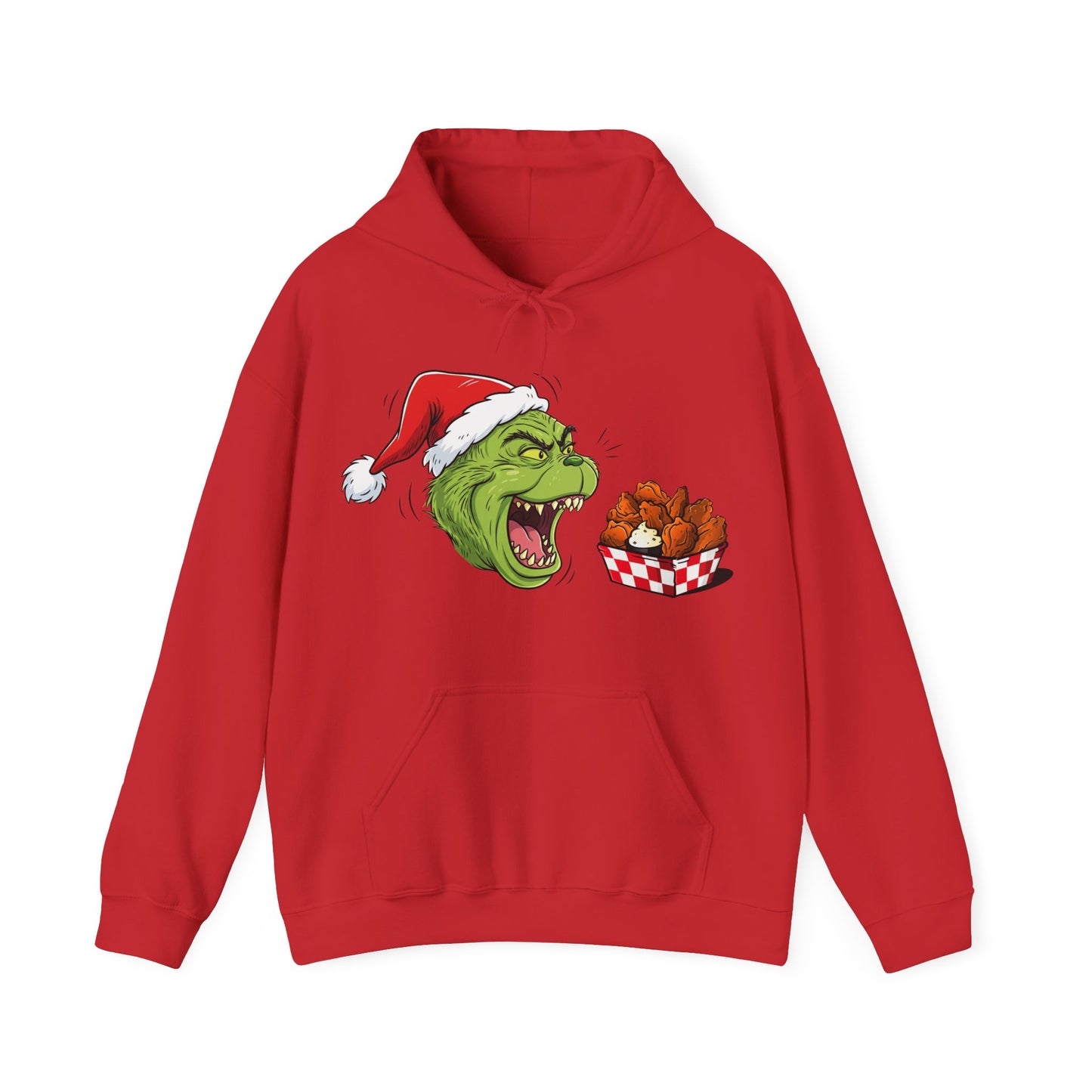 Grinch Buffalo Wings Unisex Heavy Blend™ Hooded Sweatshirt