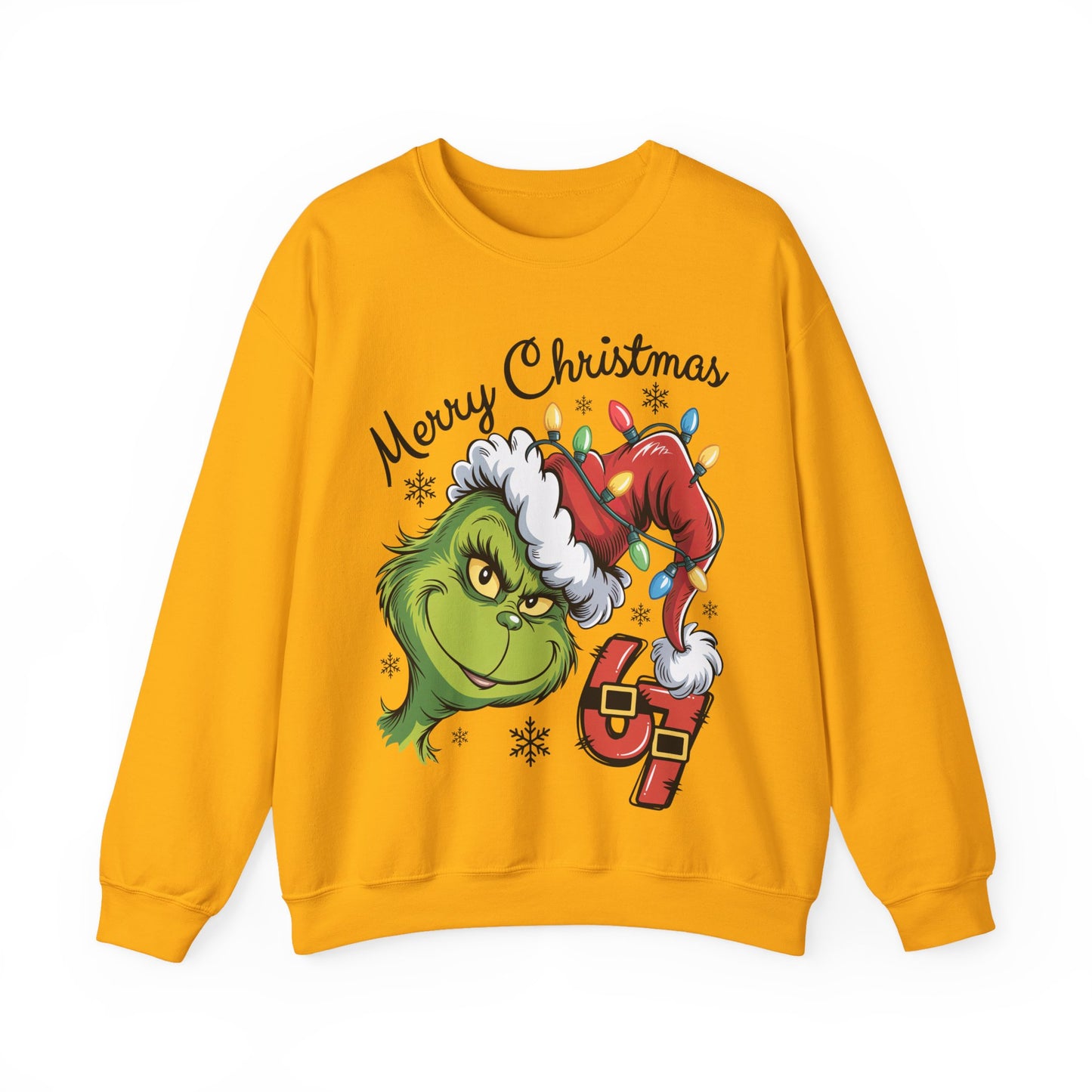 Grinch 6 7 Six Seven Unisex Heavy Blend™ Crewneck Sweatshirt
