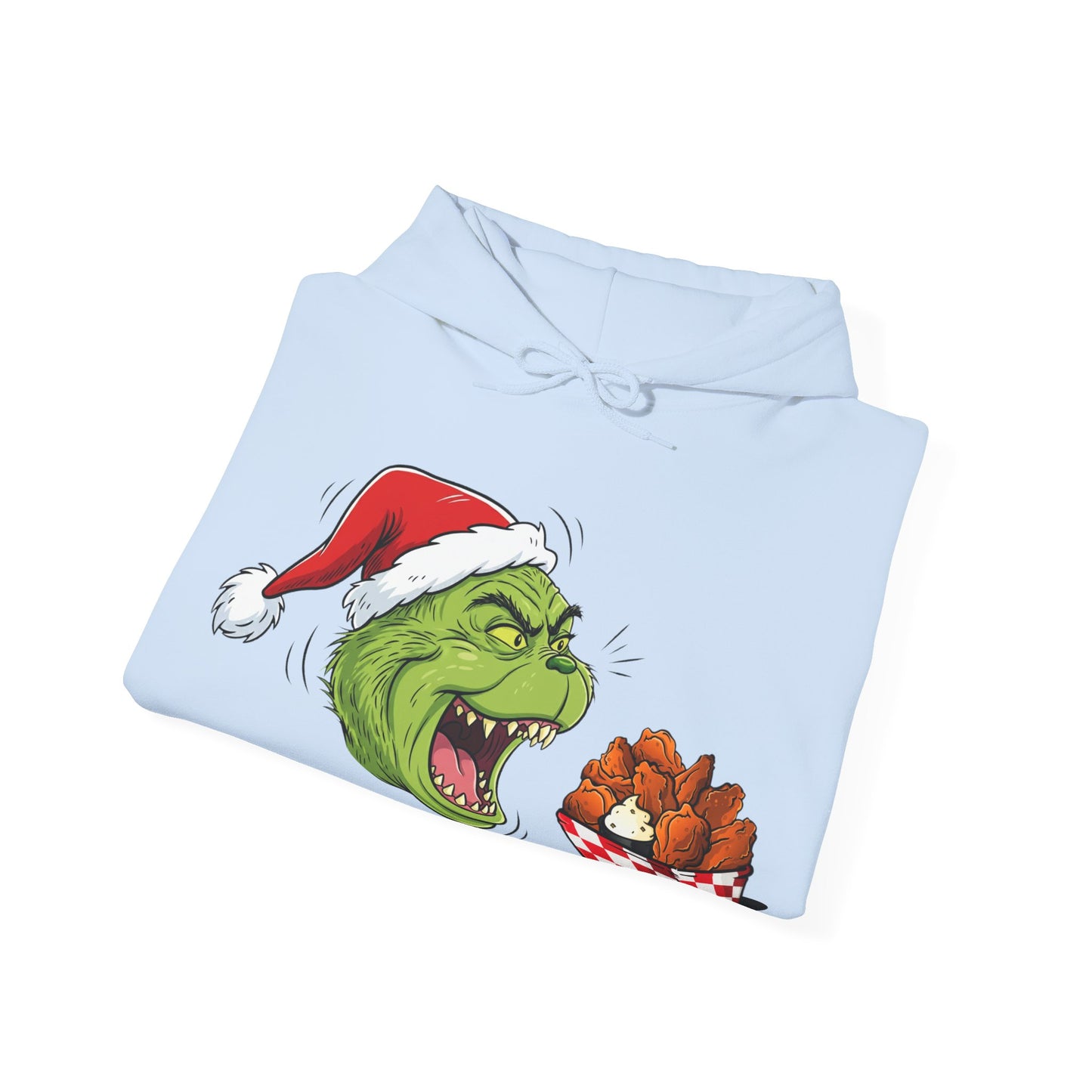 Grinch Buffalo Wings Unisex Heavy Blend™ Hooded Sweatshirt