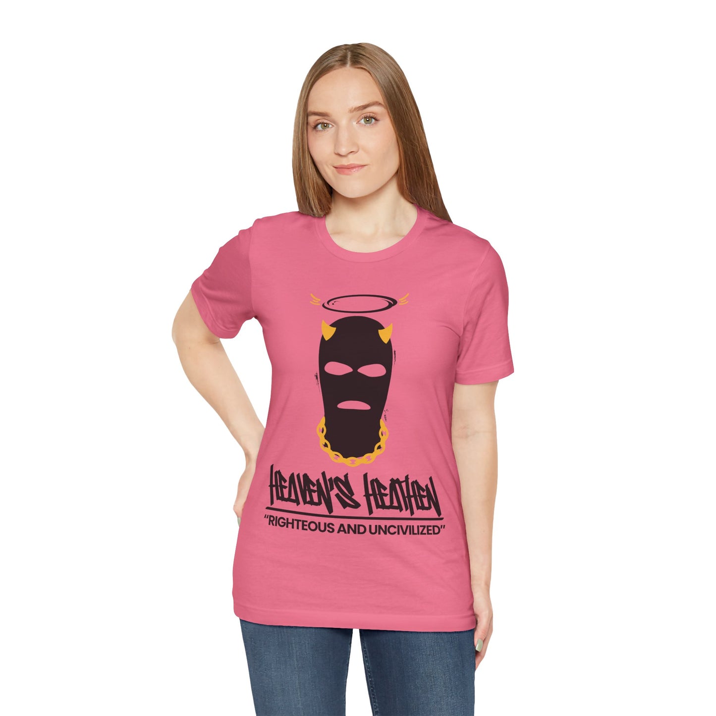 Heaven's Heathen Unisex Jersey Short Sleeve Tee