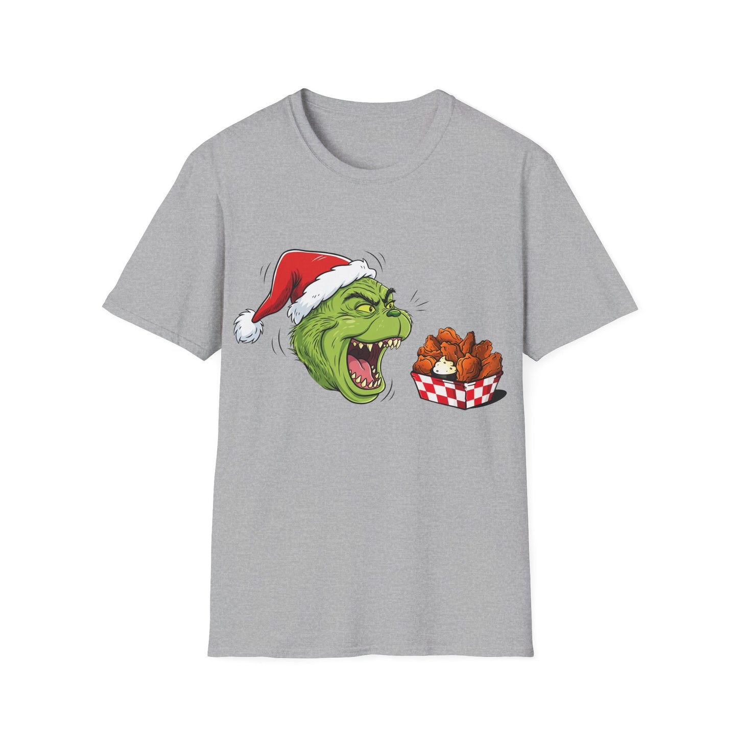Grinch Buffalo Wings Unisex Softstyle T-Shirt
