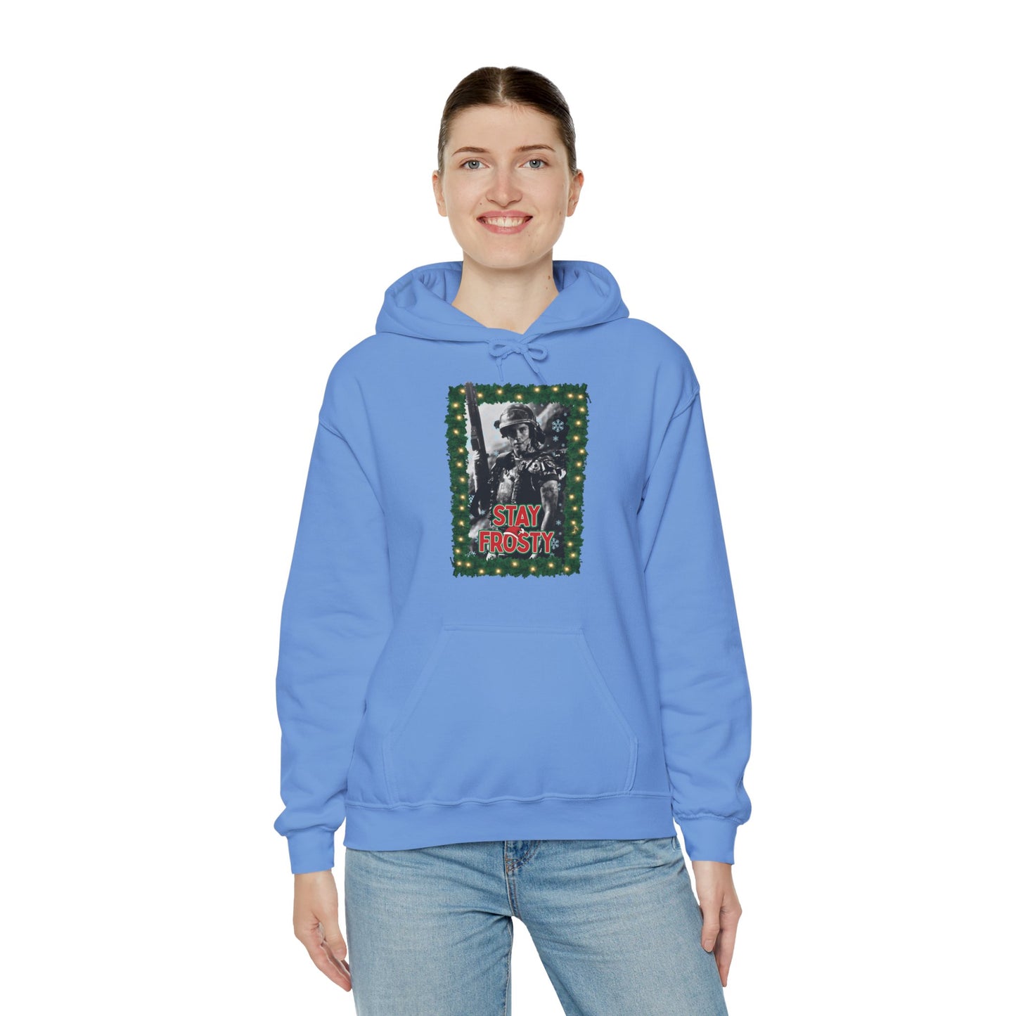 Stay Frosty Corporal Hicks Unisex Heavy Blend™ Hooded Sweatshirt