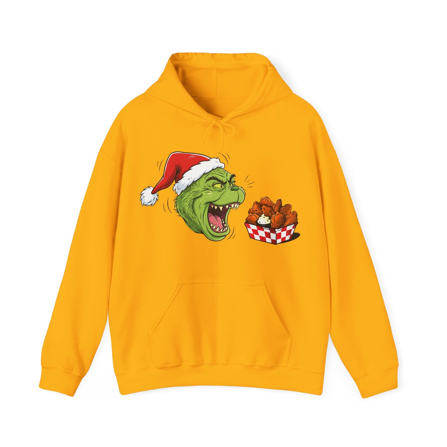 Grinch Buffalo Wings Unisex Heavy Blend™ Hooded Sweatshirt