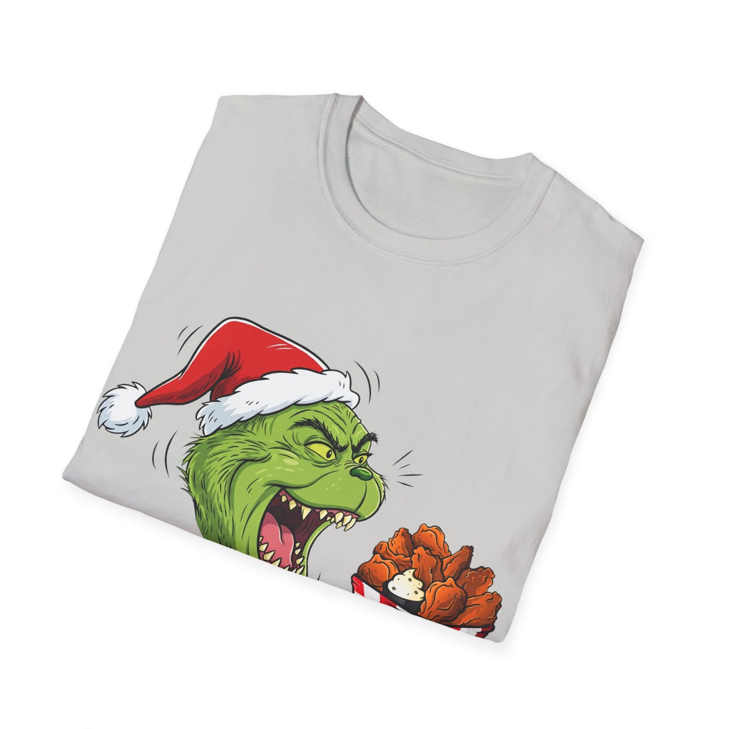Grinch Buffalo Wings Unisex Softstyle T-Shirt