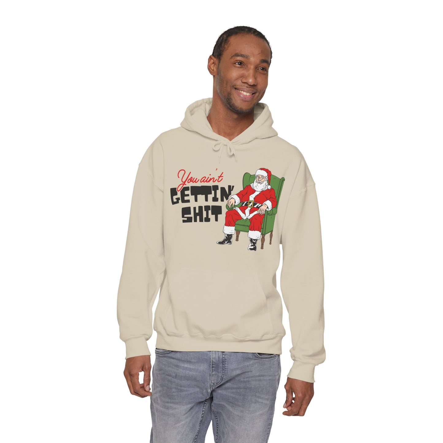 Santa You Ain't Gettin' Shit Unisex Heavy Blend™ Hooded Sweatshirt