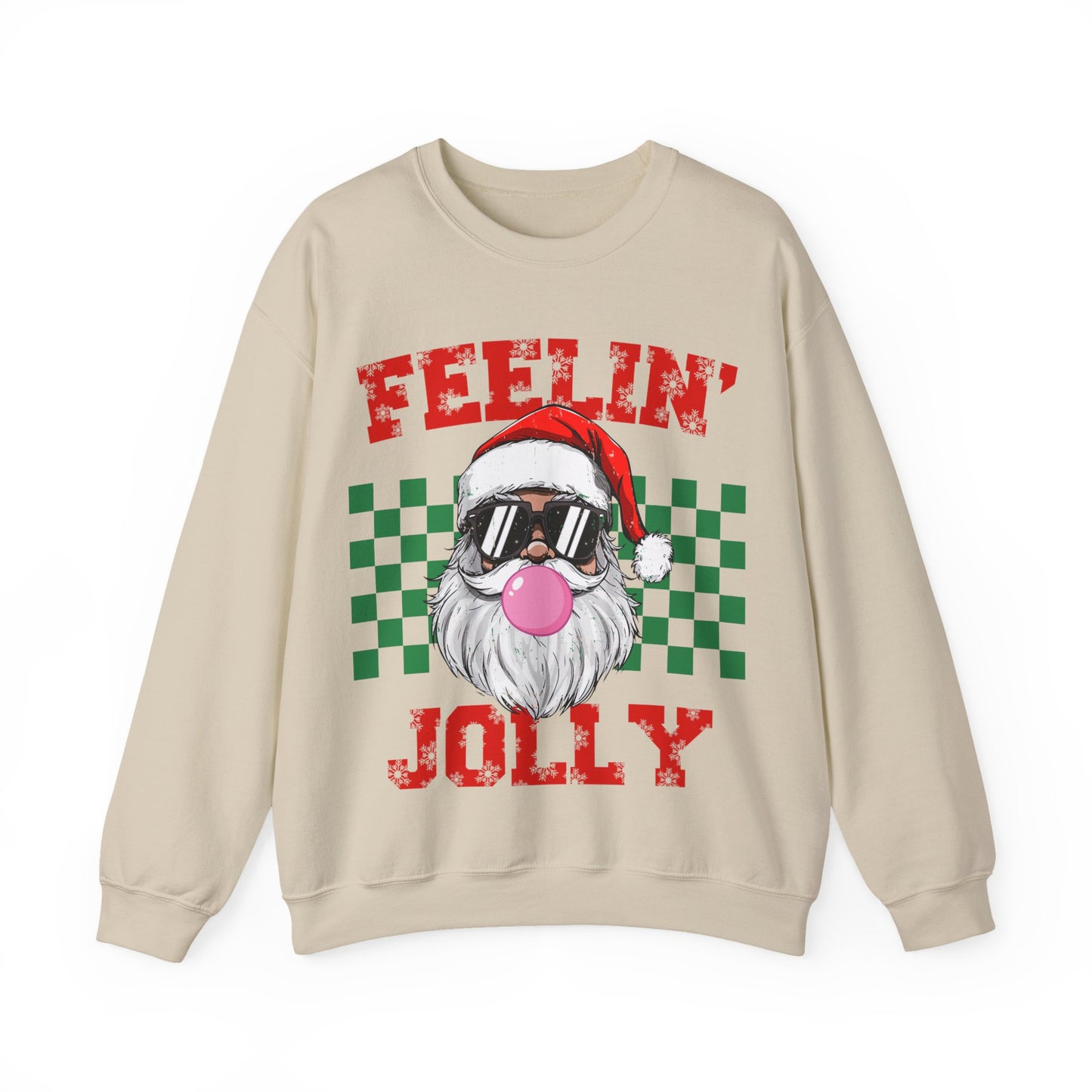 Santa Feelin' Jolly Unisex Heavy Blend™ Crewneck Sweatshirt