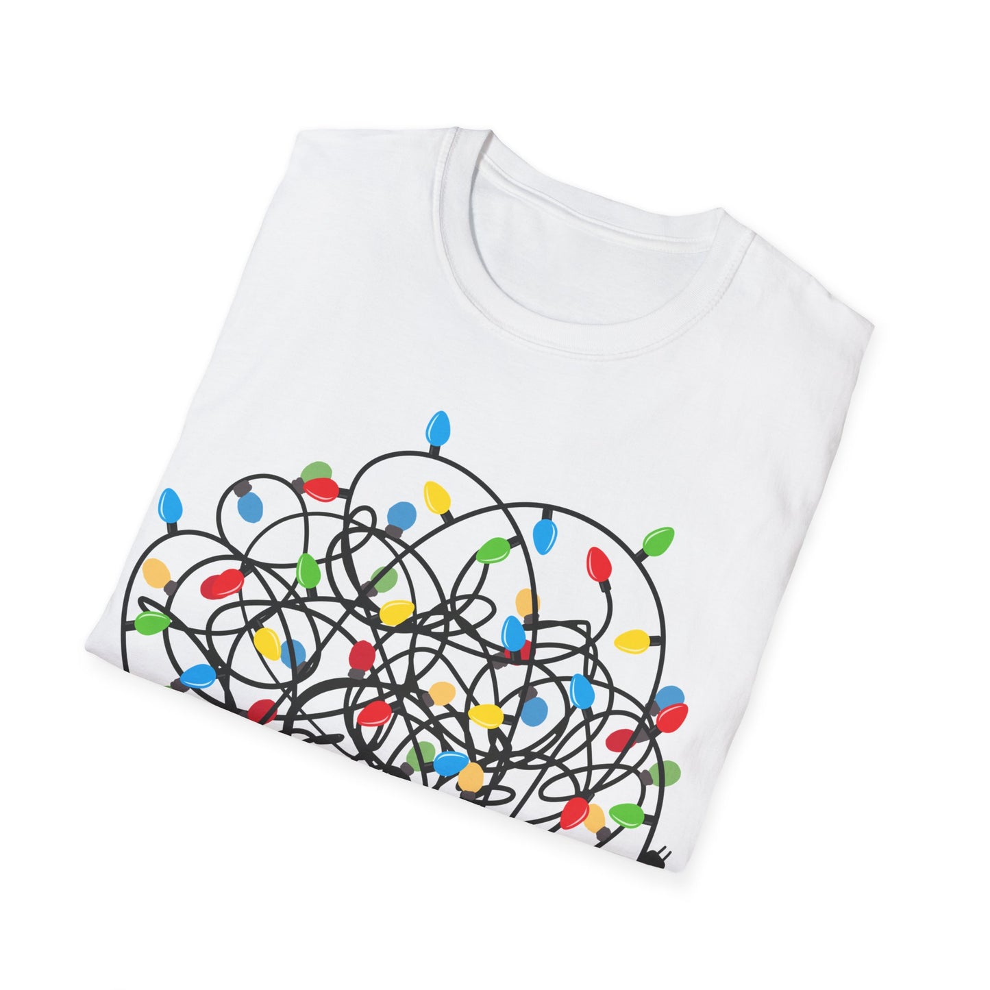 Well Shit Christmas Lights Unisex Softstyle T-Shirt