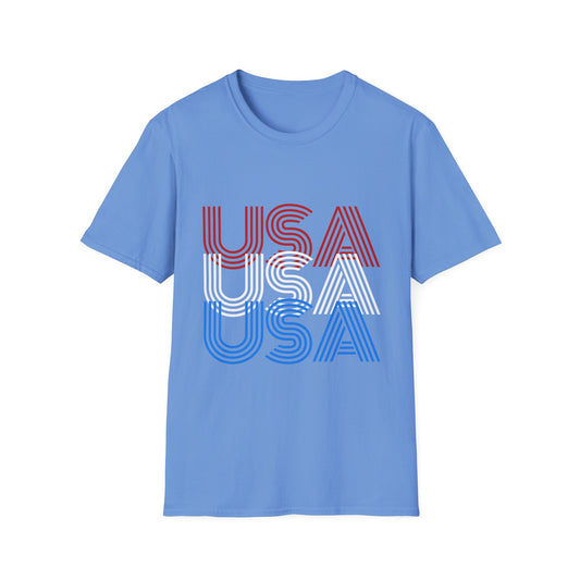 USA USA USA Unisex Softstyle T-Shirt