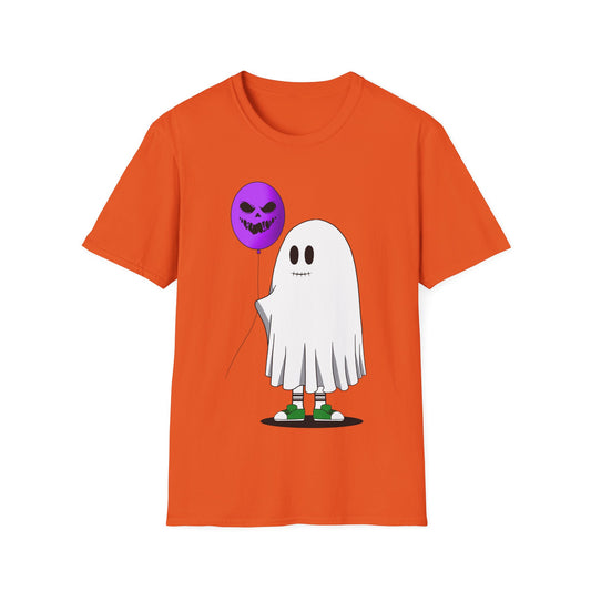 Halloween Balloon Ghost Unisex Softstyle T-Shirt
