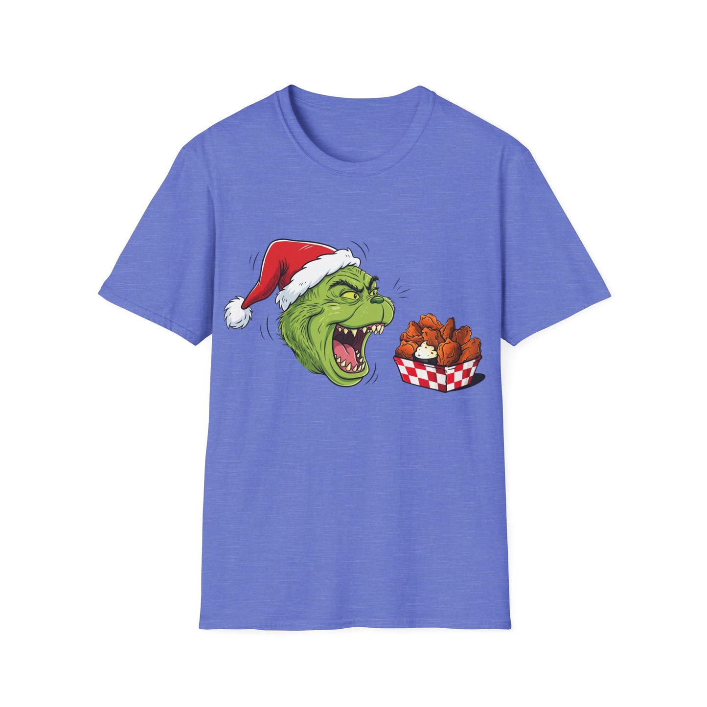 Grinch Buffalo Wings Unisex Softstyle T-Shirt
