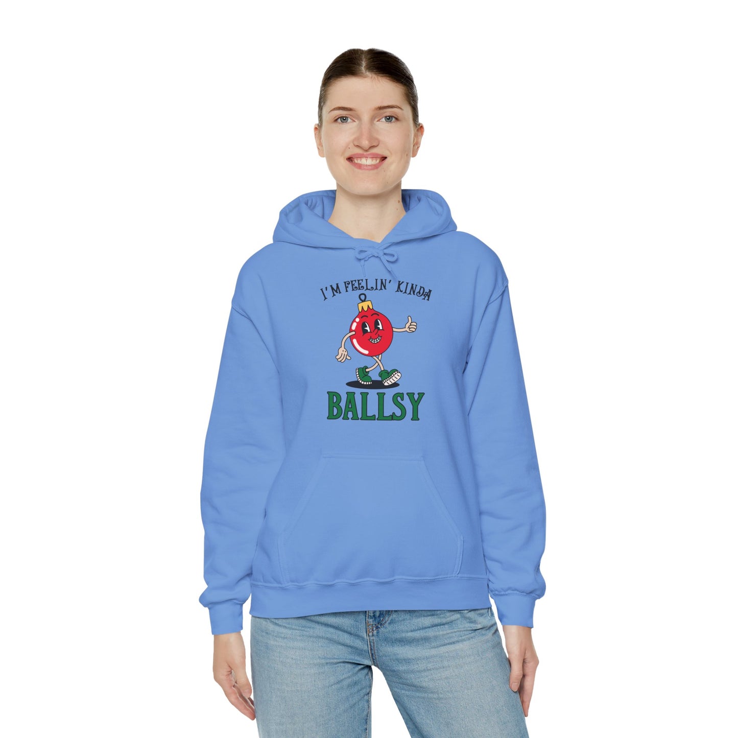 Feelin' Kinda Ballsy Unisex Heavy Blend™ Hooded Sweatshirt