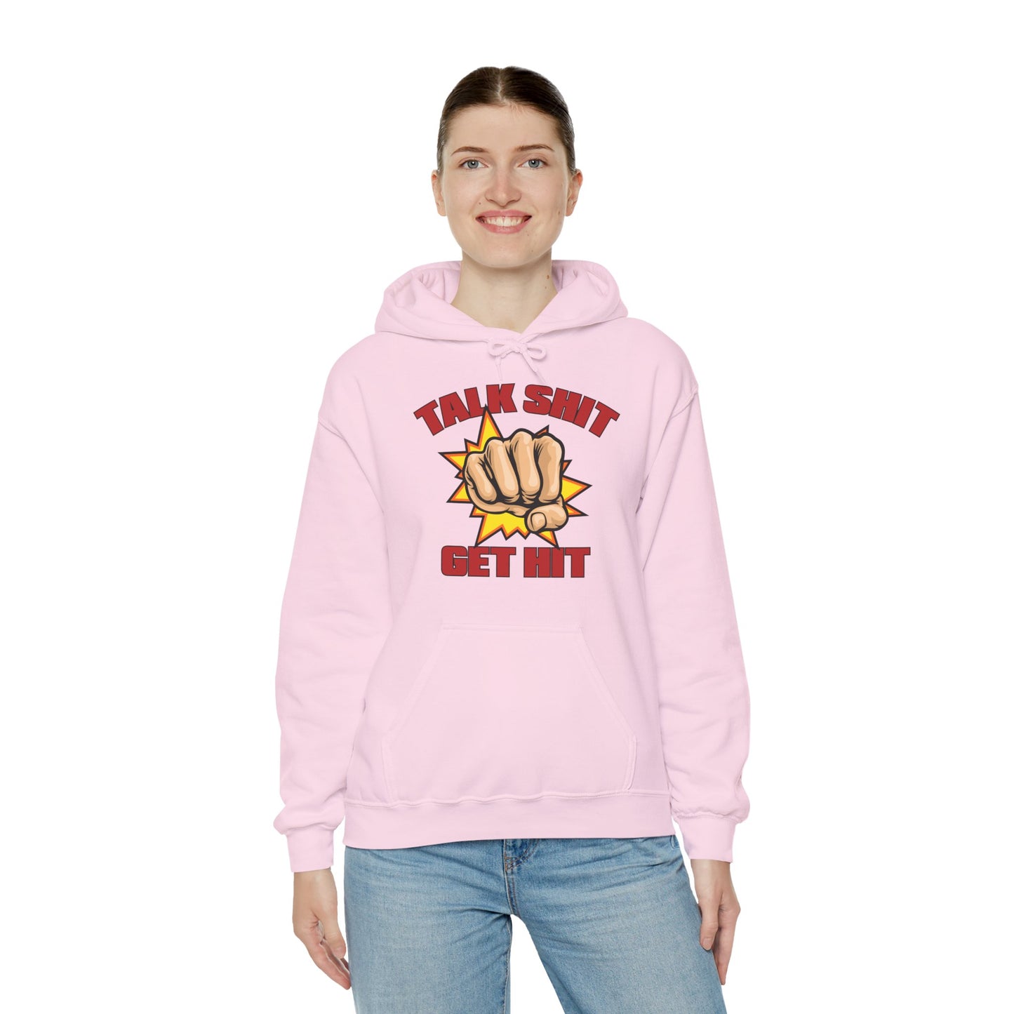 Talk Shit Get Hit Unisex Heavy Blend™ Hooded Sweatshirt