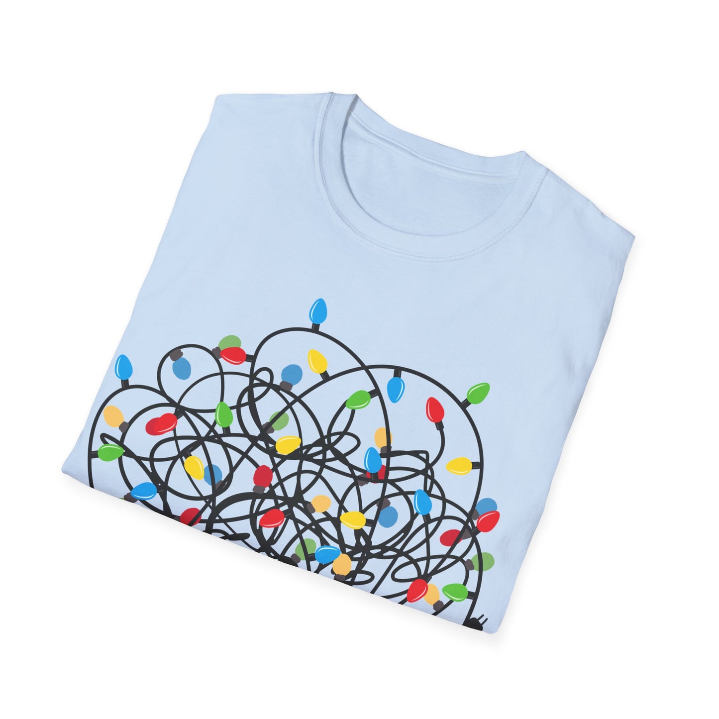 Well Shit Christmas Lights Unisex Softstyle T-Shirt