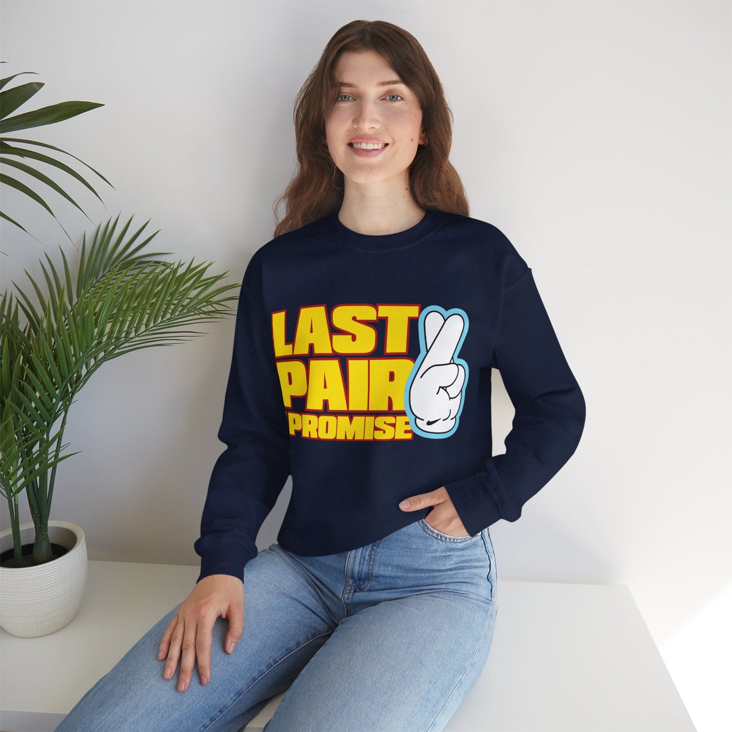 Last Pair I Promise Unisex Heavy Blend™ Crewneck Sweatshirt