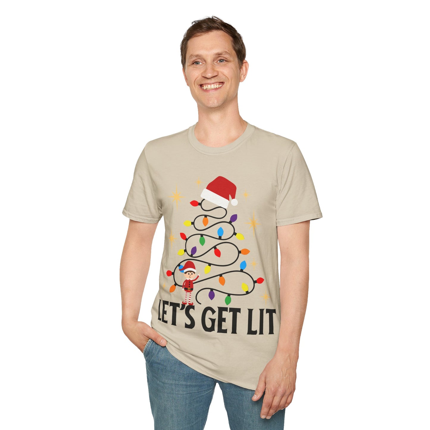 Let' Get Lit Unisex Softstyle T-Shirt