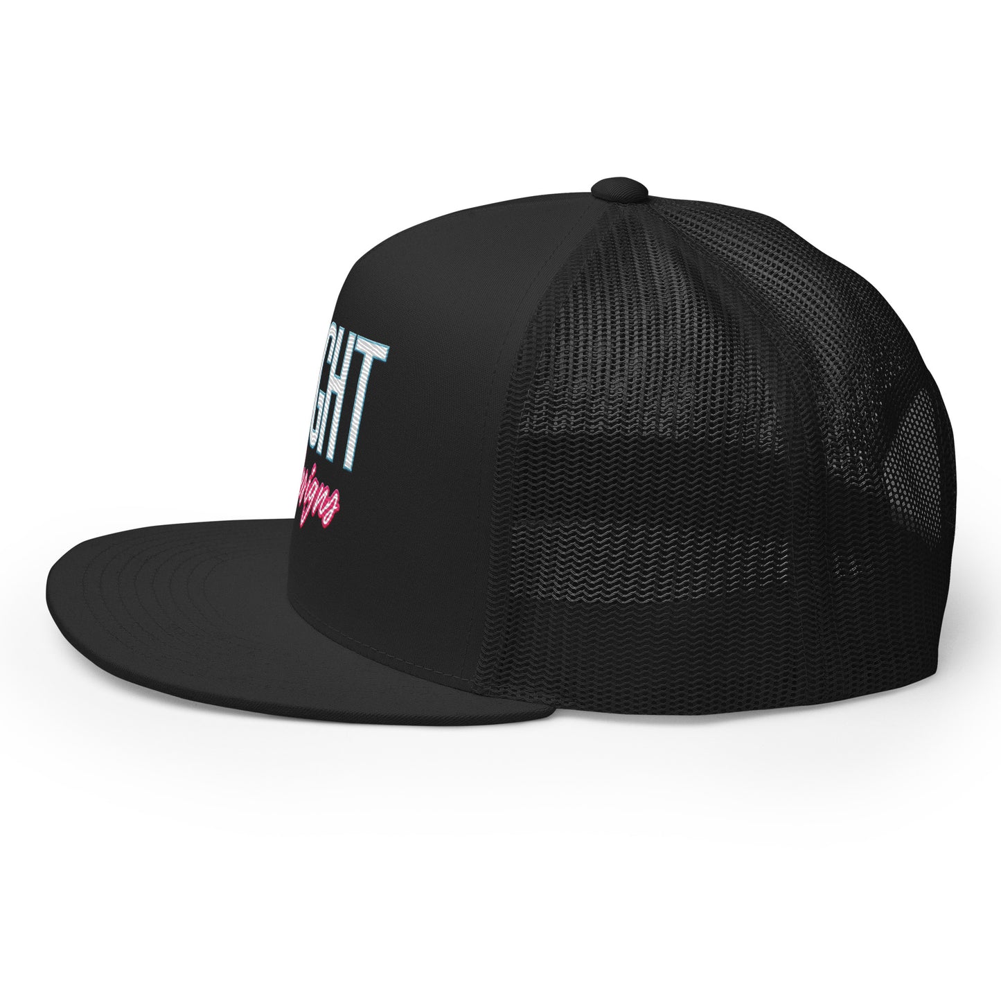 L8NGHT Designs retro 3D logo Trucker Cap