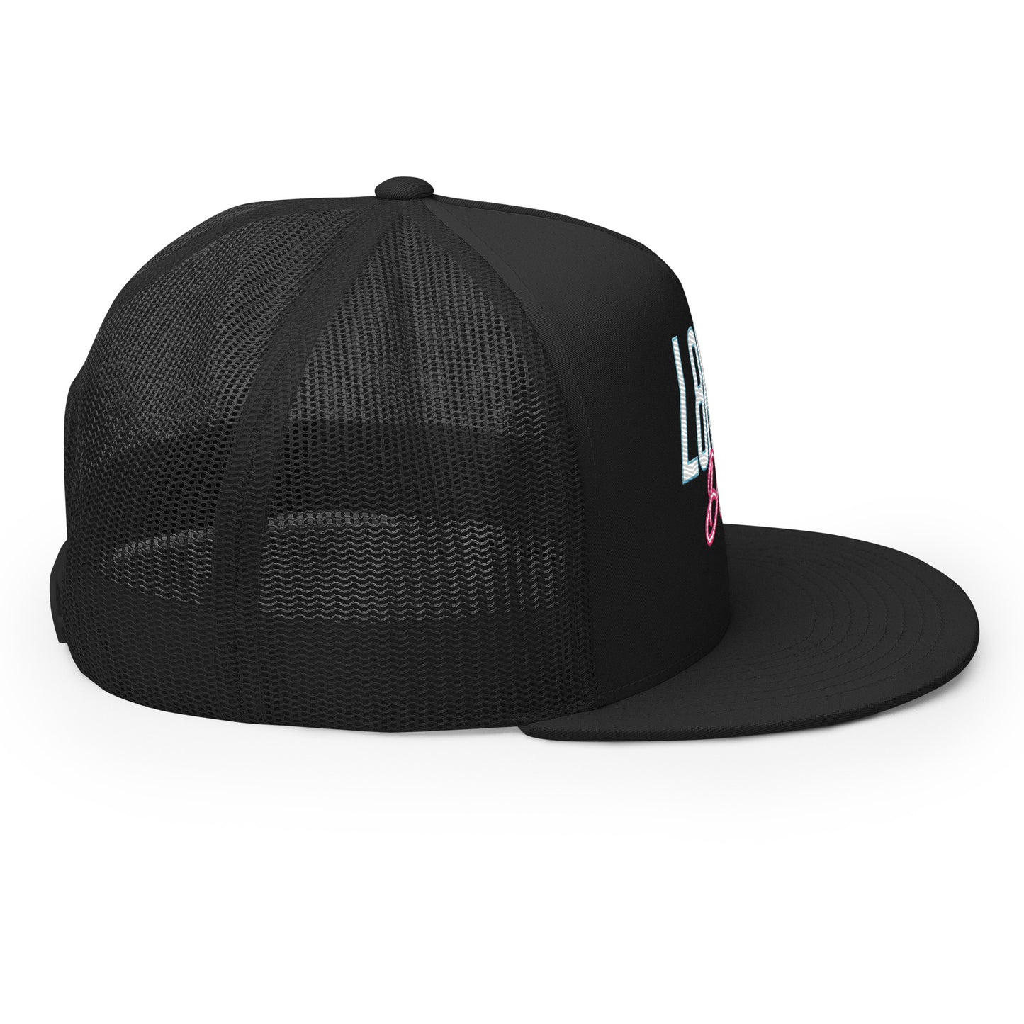L8NGHT Designs retro 3D logo Trucker Cap