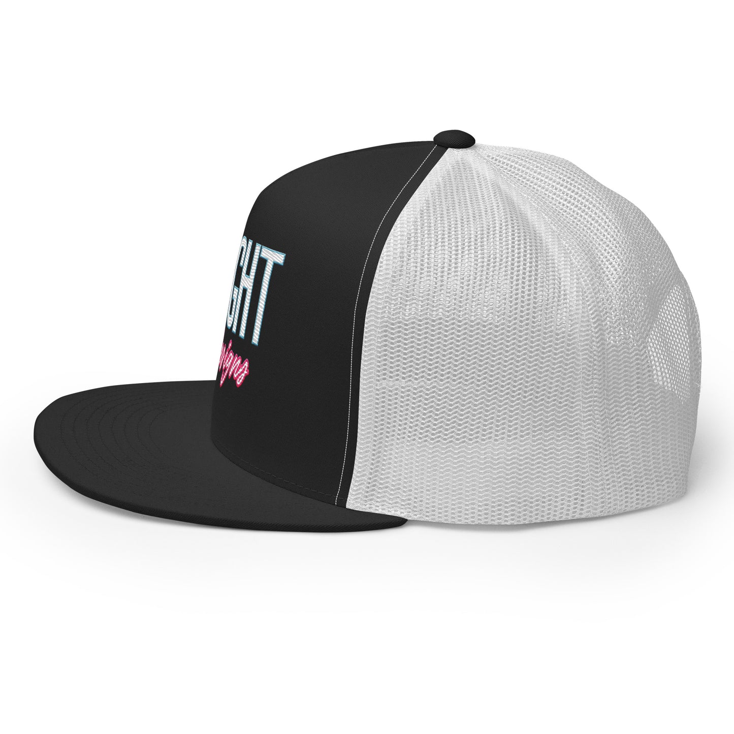 L8NGHT Designs retro 3D logo Trucker Cap