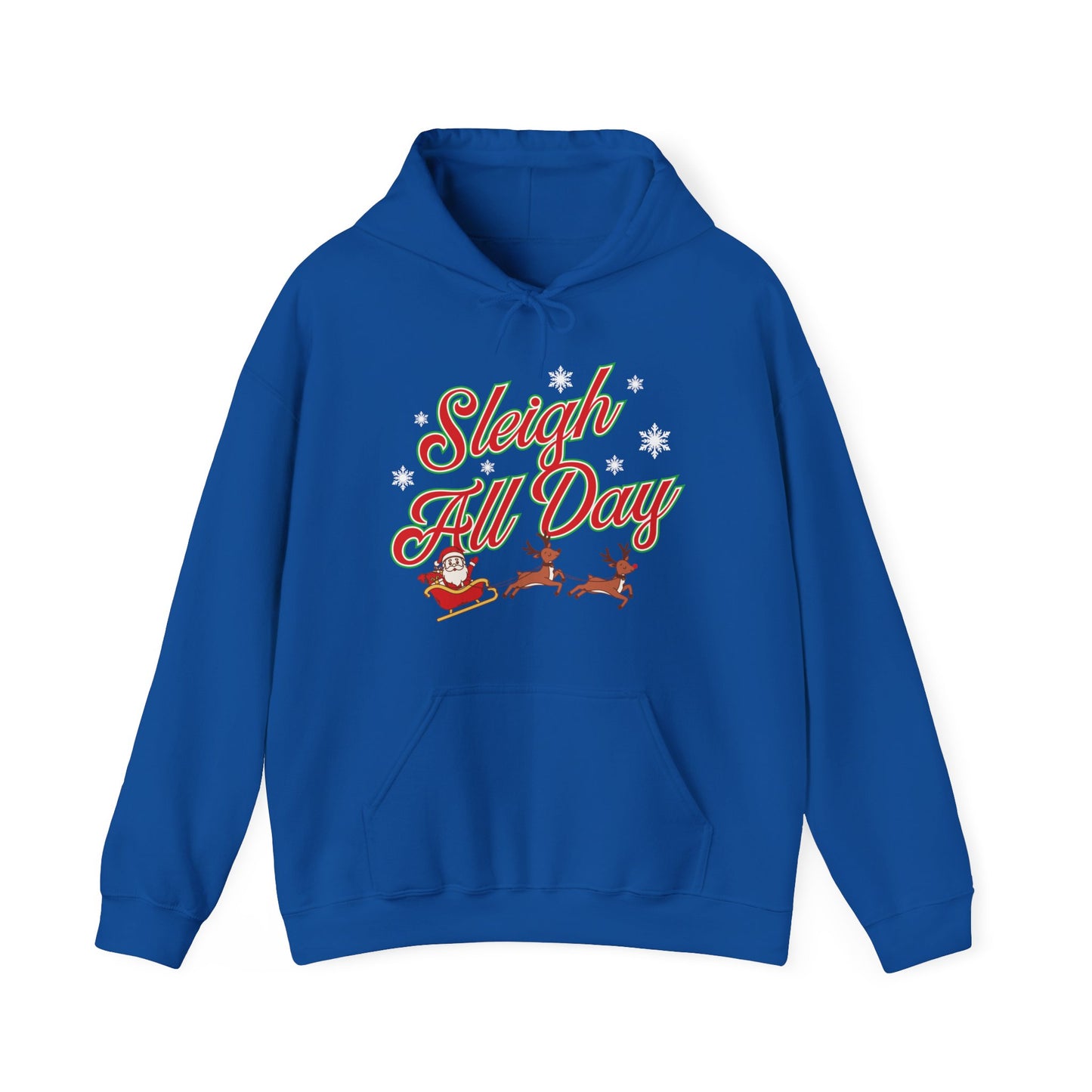 Sleigh All Day Santa Unisex Heavy Blend™ Hooded Sweatshirt