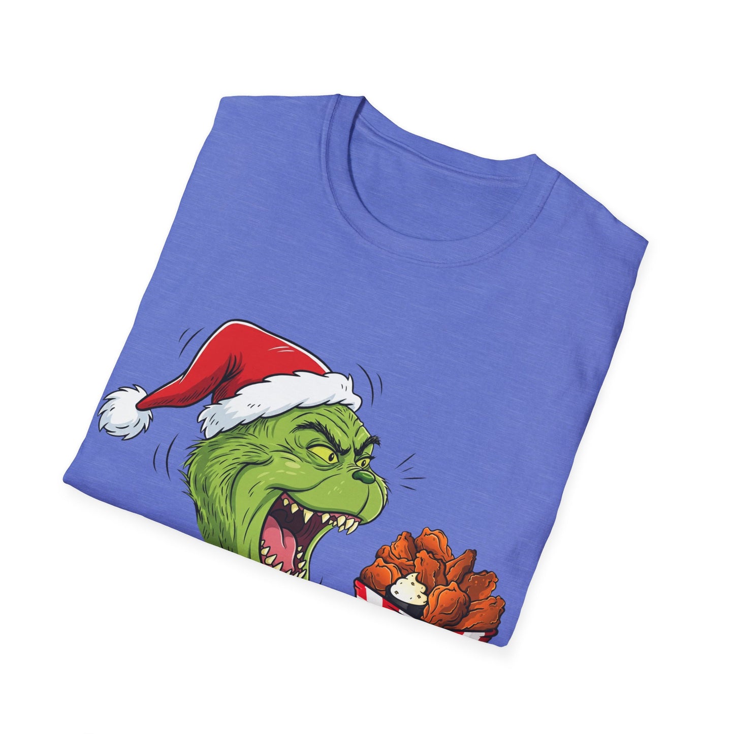 Grinch Buffalo Wings Unisex Softstyle T-Shirt